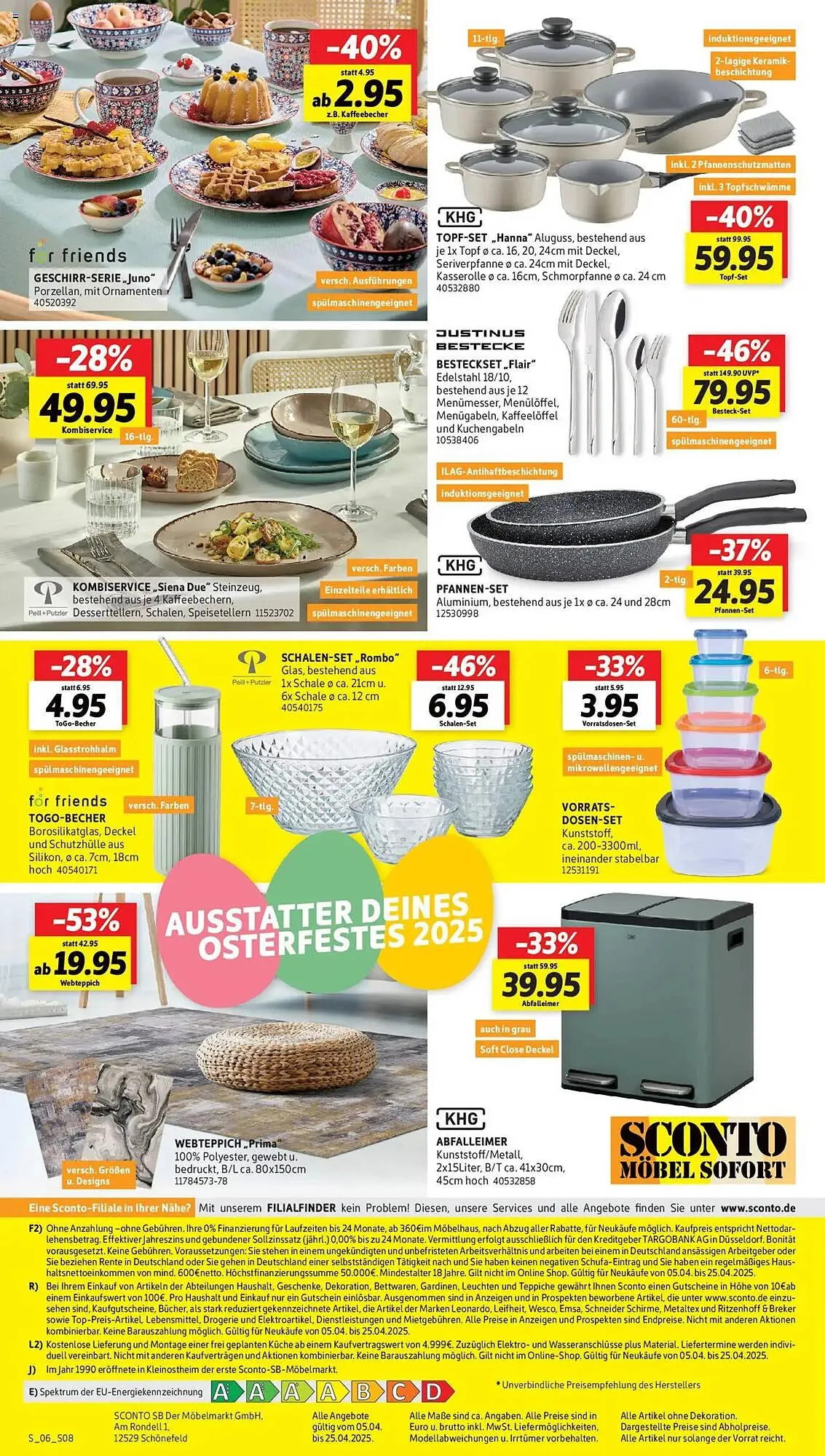SCONTO Prospekt von 5. April bis 25. April 2025 - Prospekt seite 8
