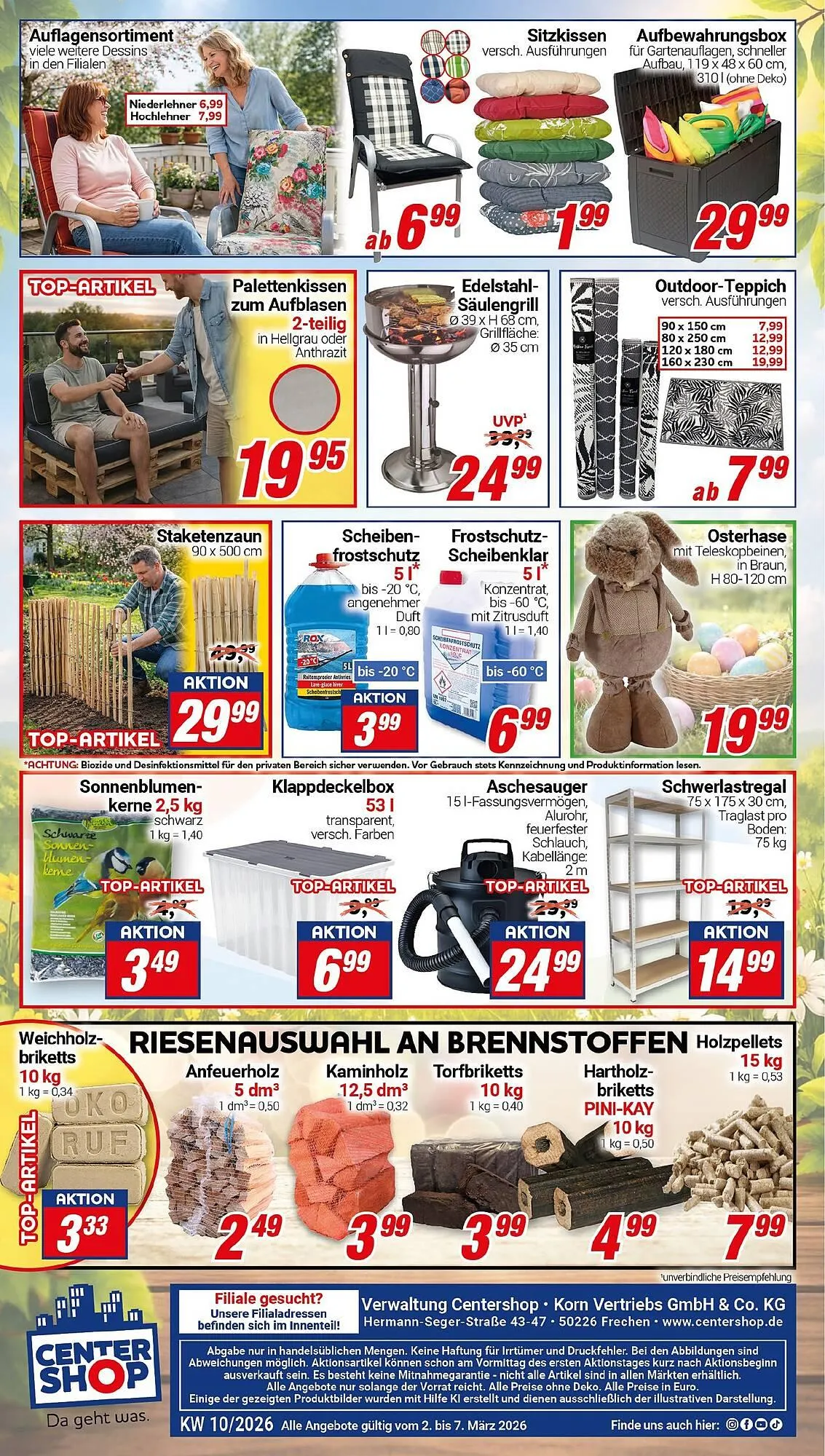 CENTERSHOP Prospekt von 2. März bis 7. März 2026 - Prospekt seite 20