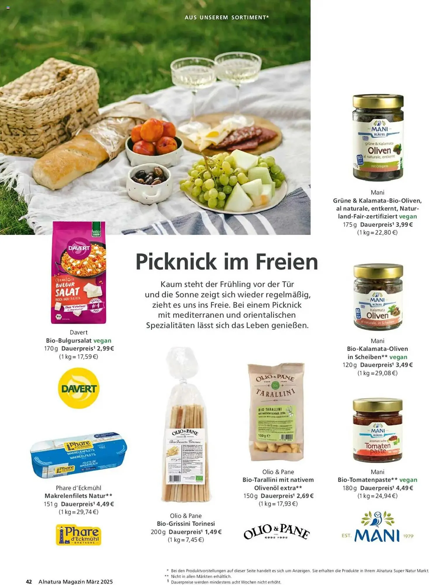 Alnatura Prospekt von 1. März bis 31. März 2025 - Prospekt seite 42