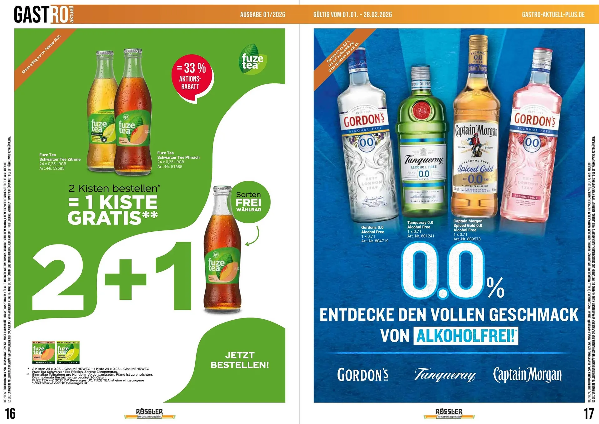 Getränke Rössler Prospekt von 8. Januar bis 28. Februar 2026 - Prospekt seite 9