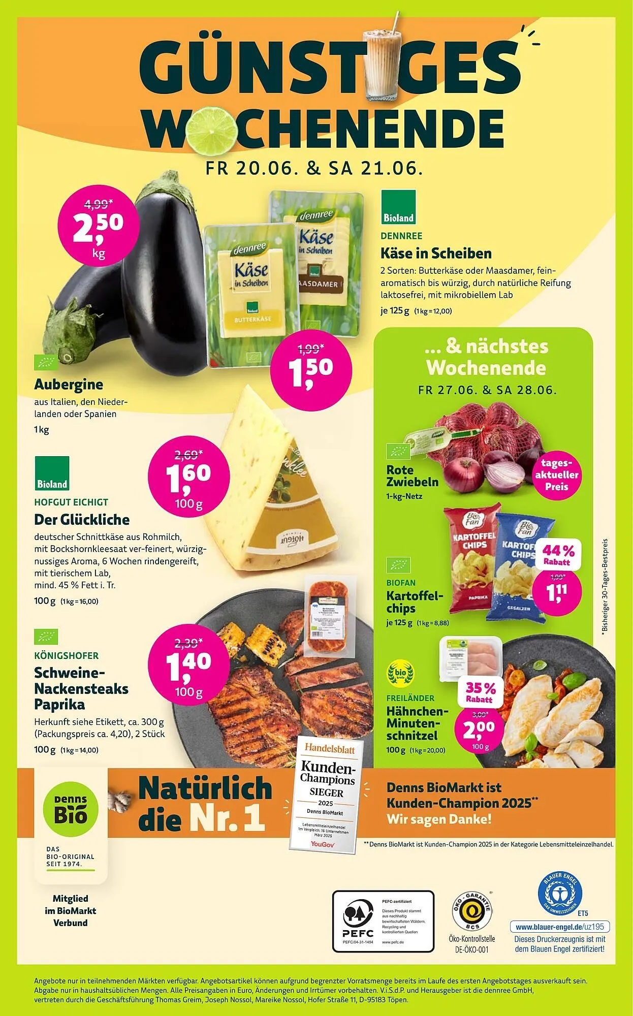 Aleco Biomarkt Prospekt von 18. Juni bis 1. Juli 2025 - Prospekt seite 18