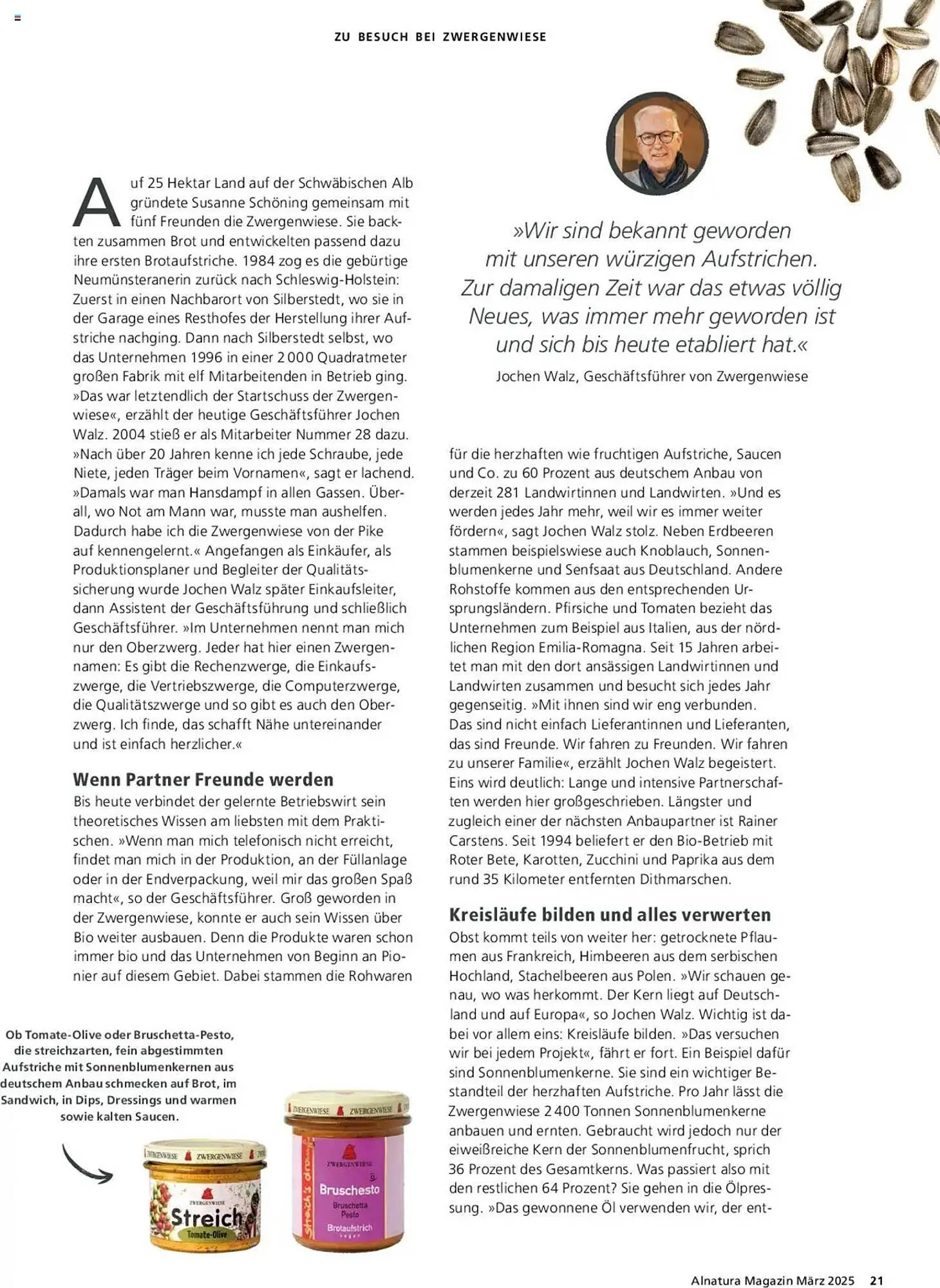 Alnatura Prospekt von 1. März bis 31. März 2025 - Prospekt seite 21