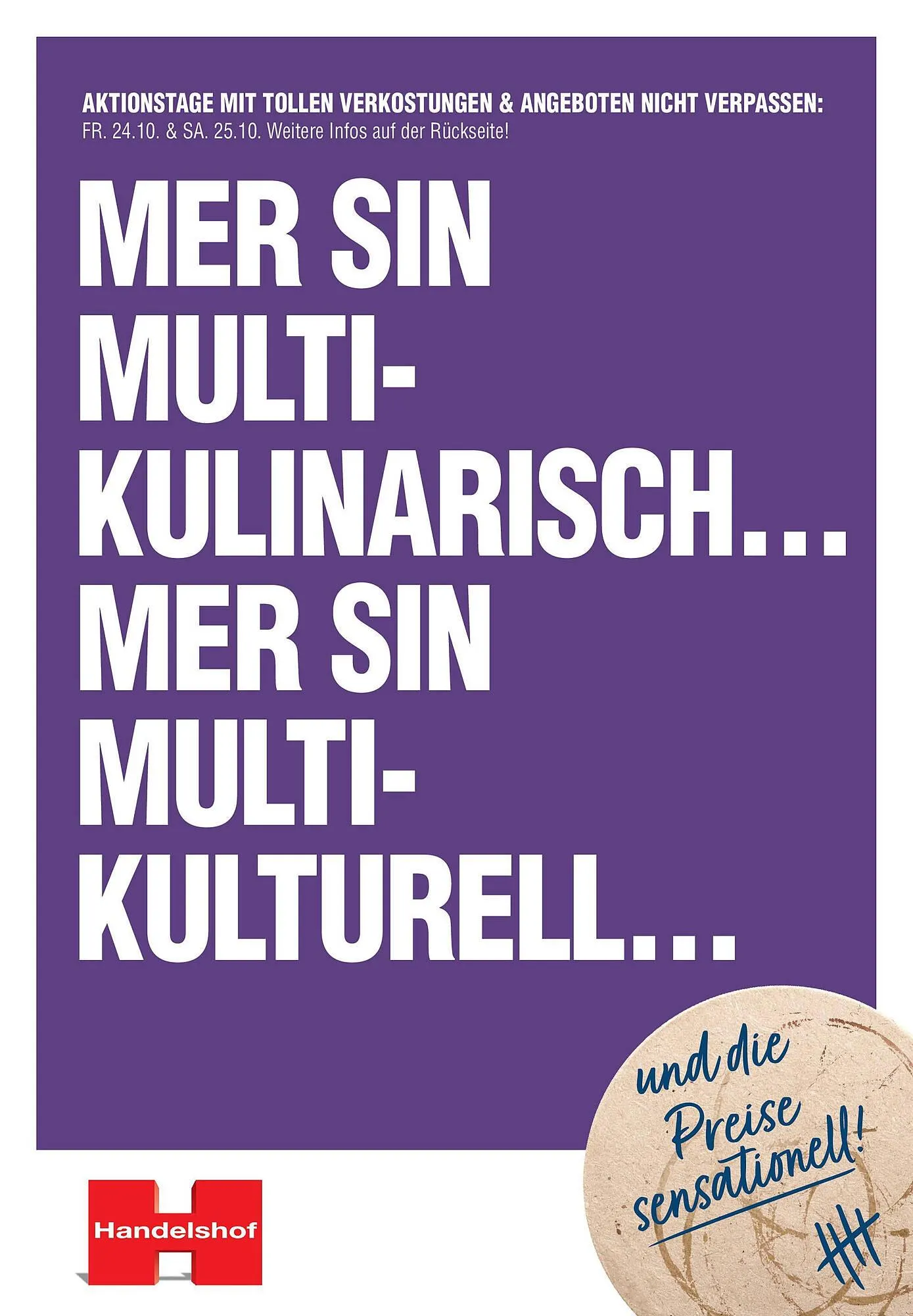 Handelshof Prospekt von 19. Oktober bis 25. Oktober 2025 - Prospekt seite 1