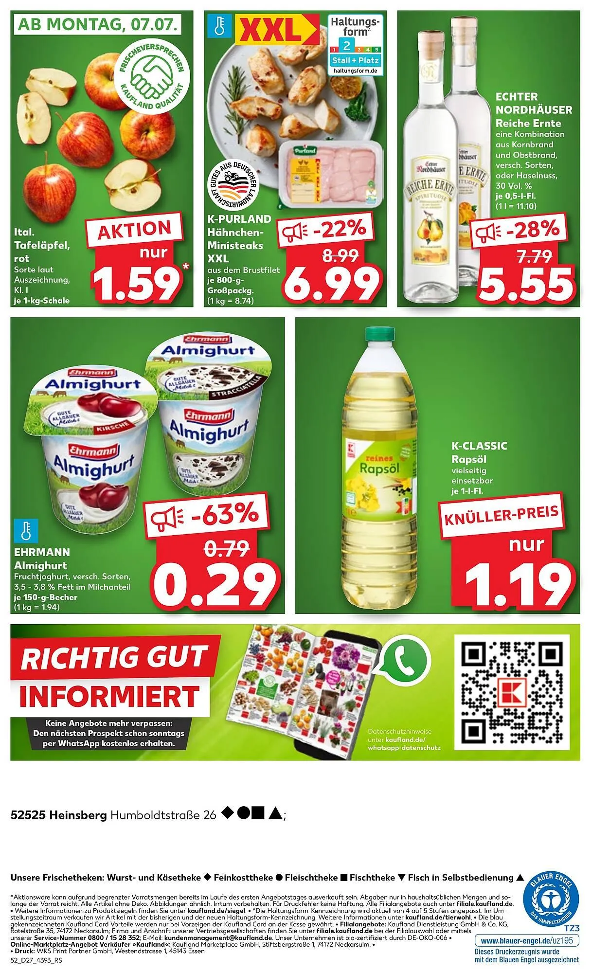 Kaufland Prospekt von 3. Juli bis 9. Juli 2025 - Prospekt seite 52