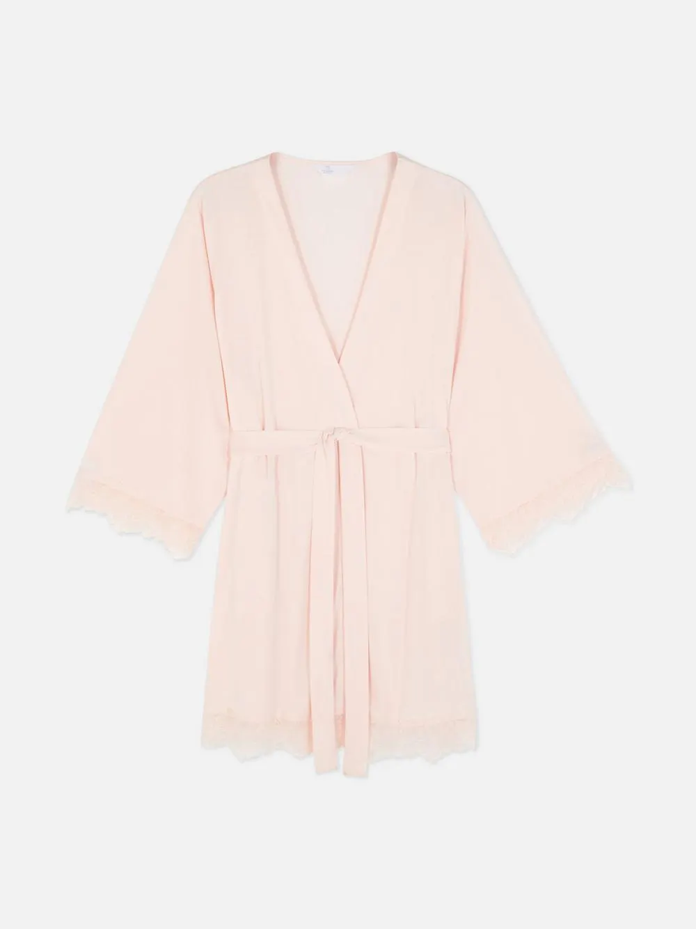Lace Trim Robe