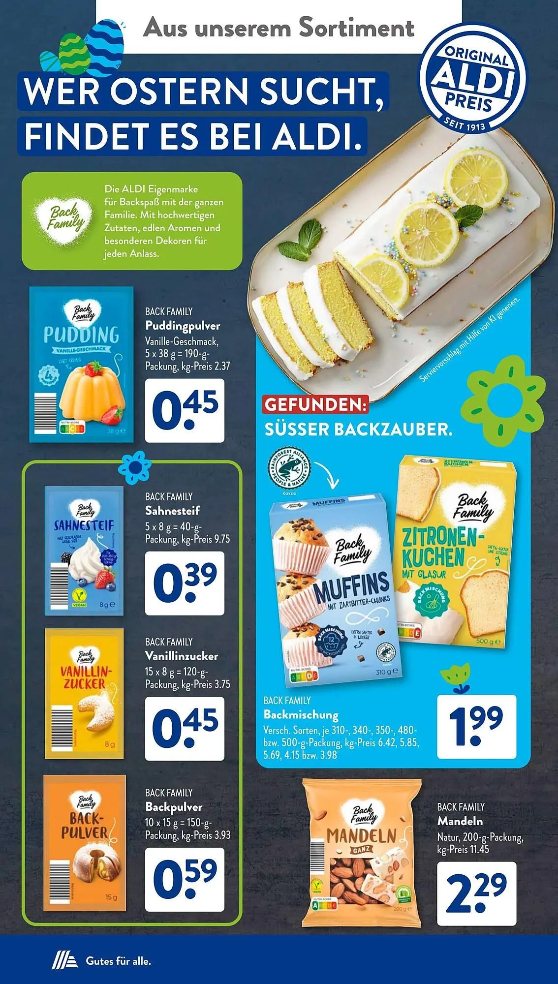 Aldi Süd Prospekt von 14. April bis 20. April 2025 - Prospekt seite 22