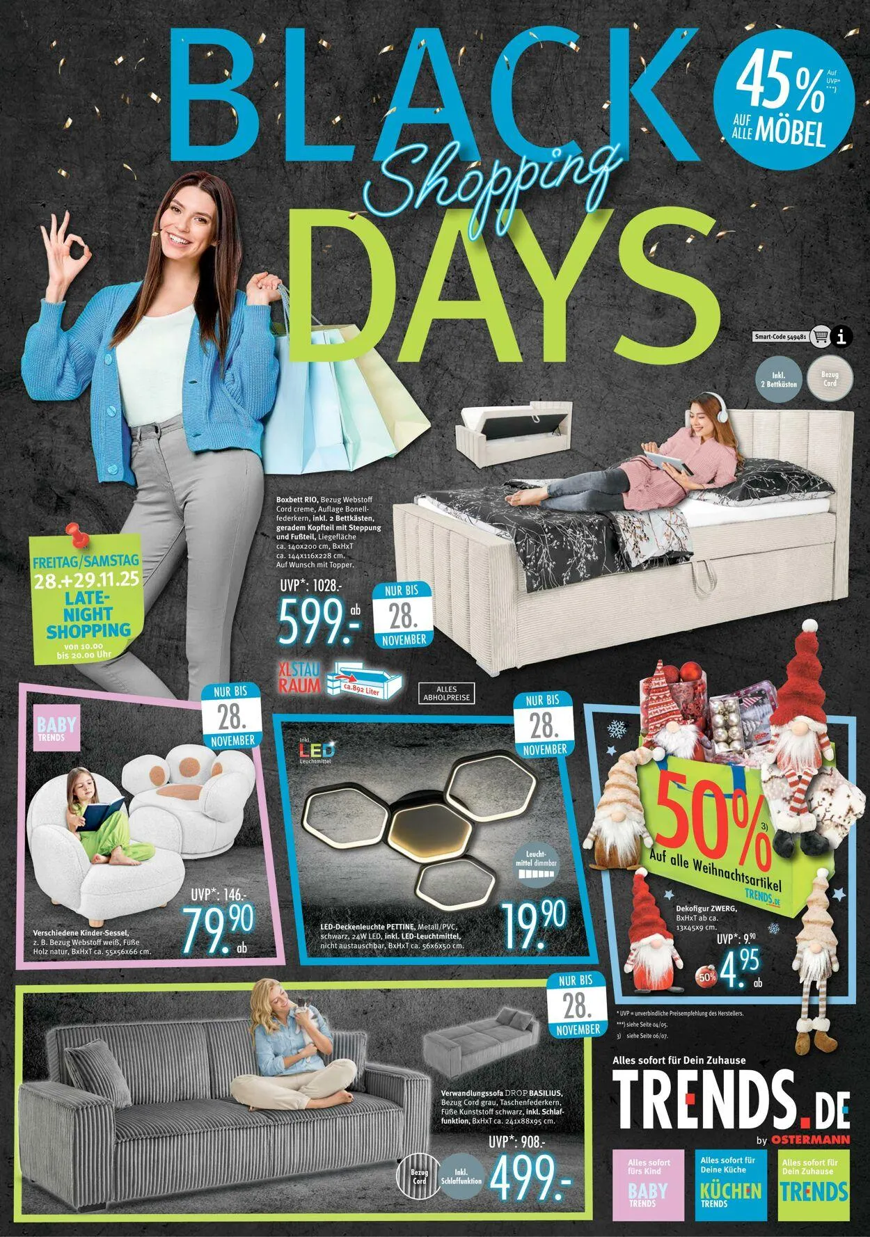 Trends Aktueller Prospekt von 22. November bis 28. November 2025 - Prospekt seite 1