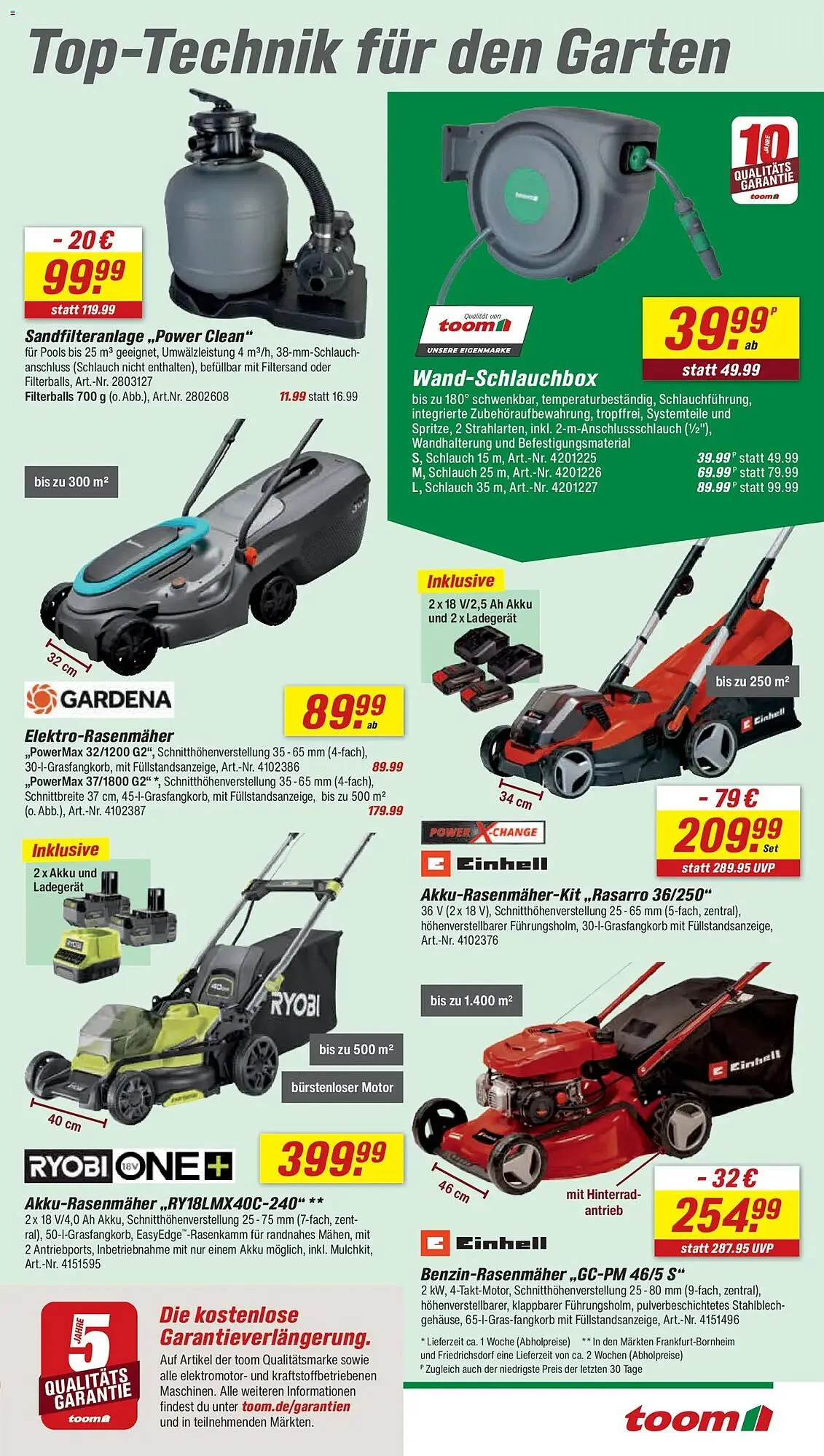 Toom Baumarkt Prospekt von 25. April bis 1. Mai 2026 - Prospekt seite 19