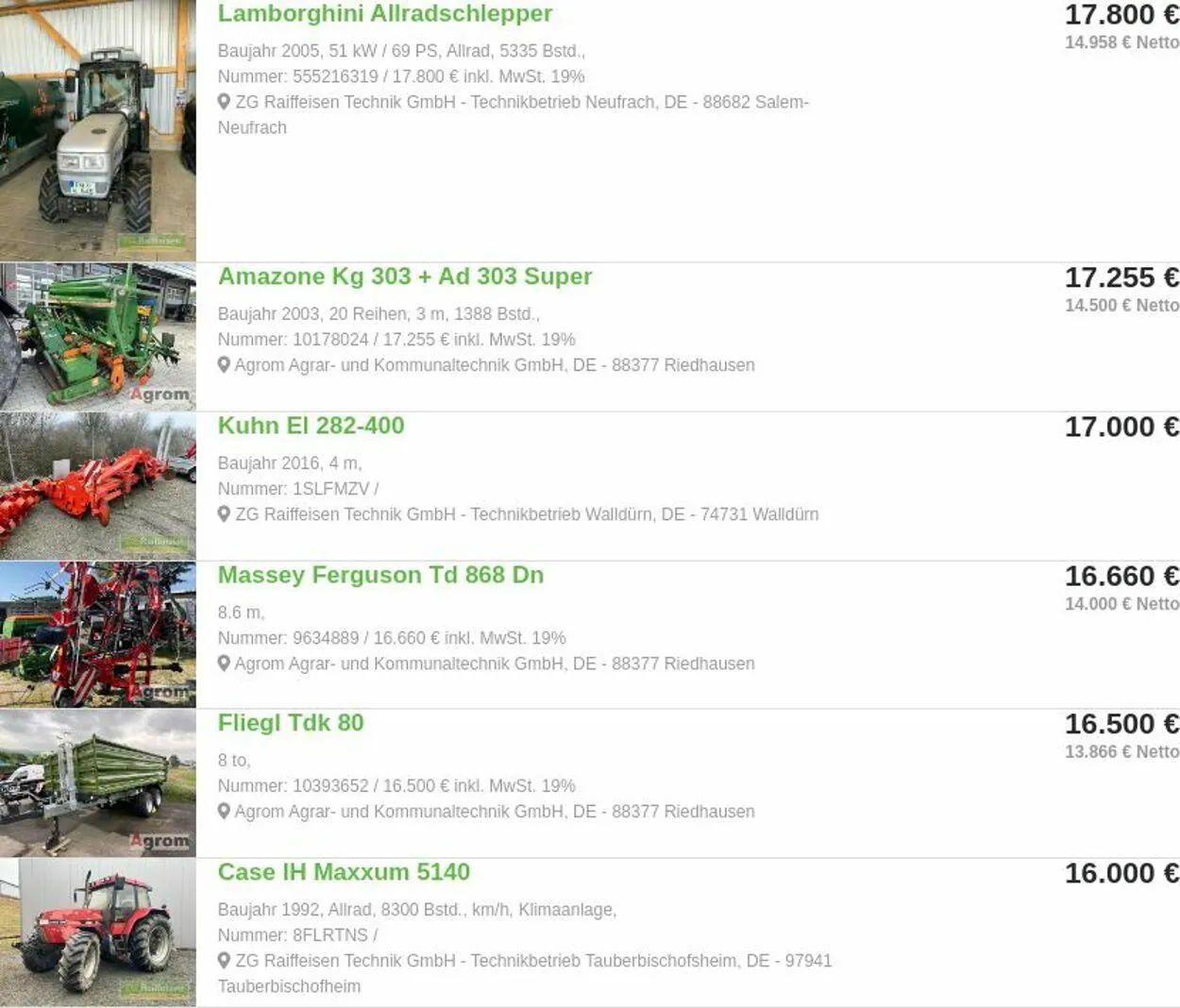 ZG Raiffeisen Aktueller Prospekt von 17. März bis 26. März 2025 - Prospekt seite 17