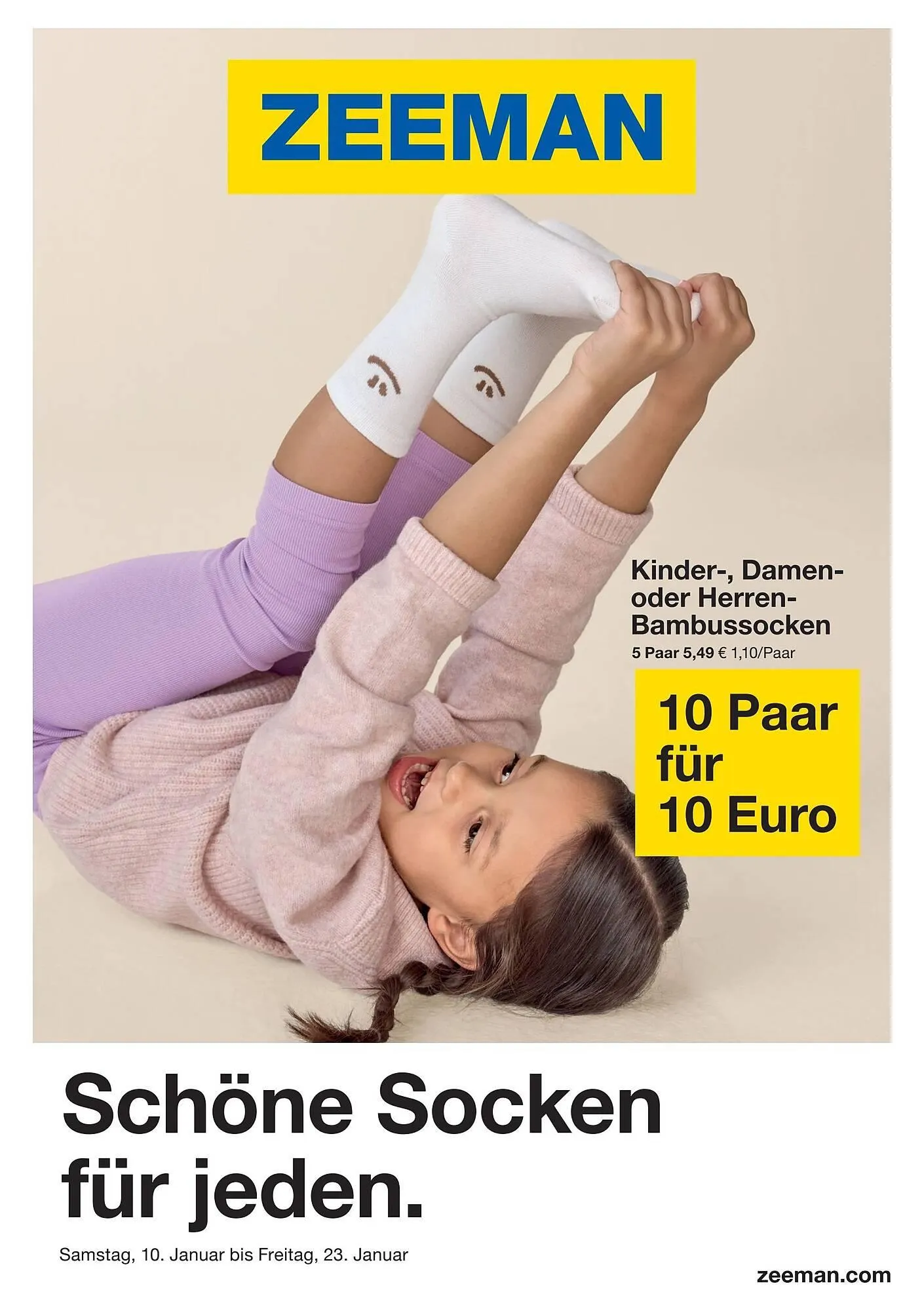 Zeeman Prospekt von 10. Januar bis 24. Januar 2026 - Prospekt seite 1