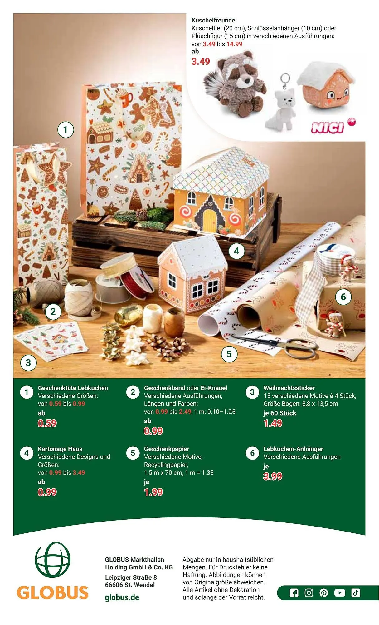 Globus Prospekt von 1. Dezember bis 6. Dezember 2025 - Prospekt seite 50