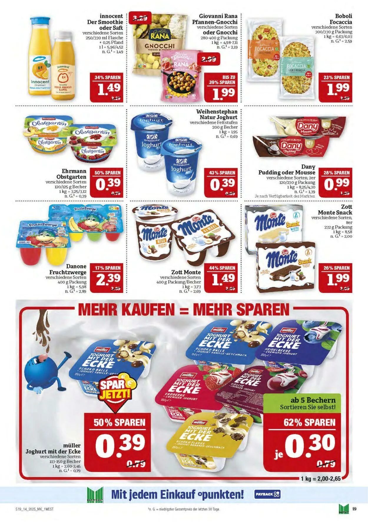 Marktkauf - Nürnberg-Thon Aktueller Prospekt von 31. März bis 5. April 2025 - Prospekt seite 19