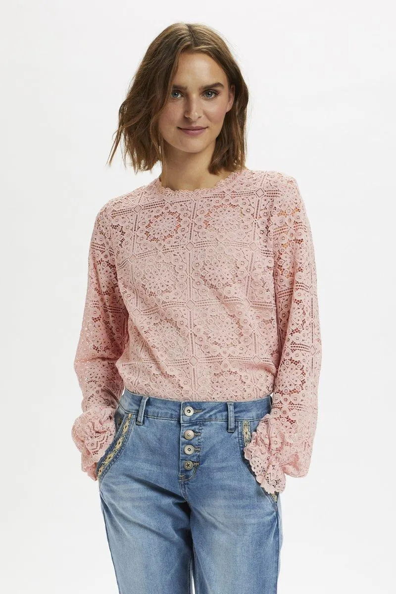 CRTILEY BLOUSE - T-shirt à manches longues - burnished lilac