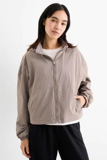 Jacket with hood - water-repellent