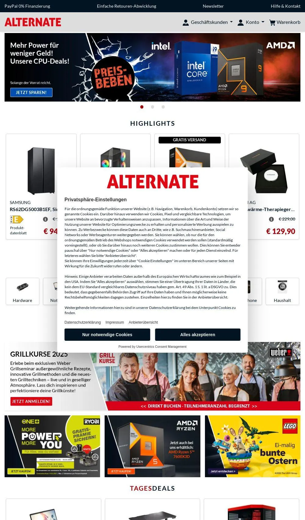 Alternate von 24. März bis 2. April 2025 - Prospekt seite 2