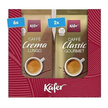 Minges Käfer ganze Bohne, verschiedene Sorten 1kg, 8er Pack