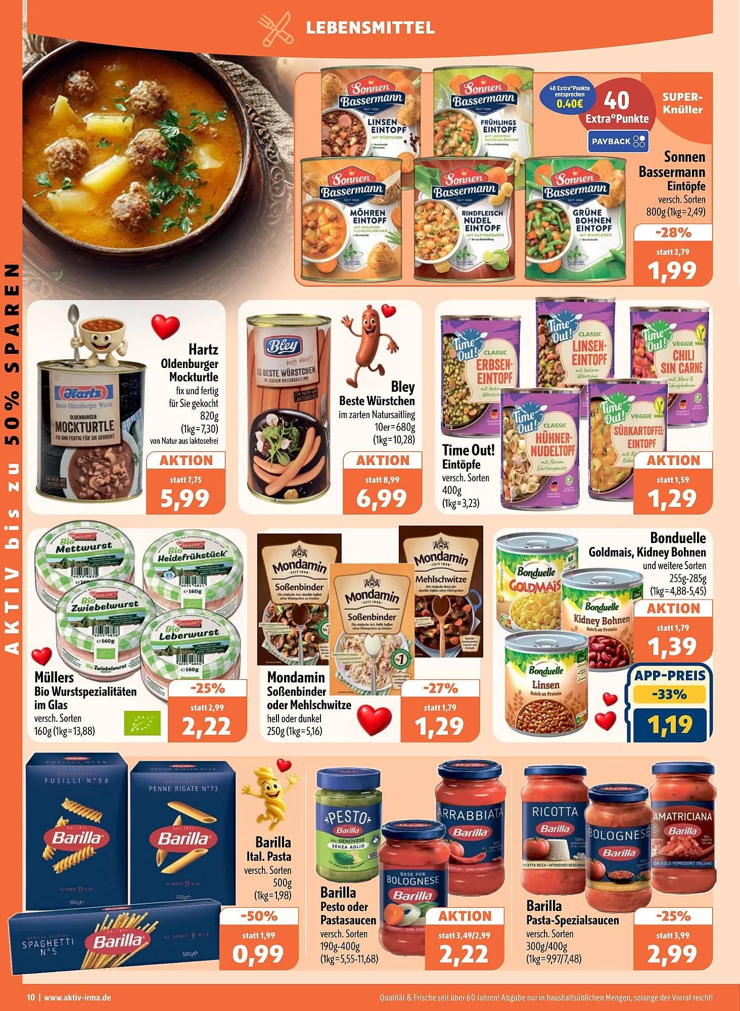 Aktiv Irma Prospekt von 9. Februar bis 14. Februar 2026 - Prospekt seite 10