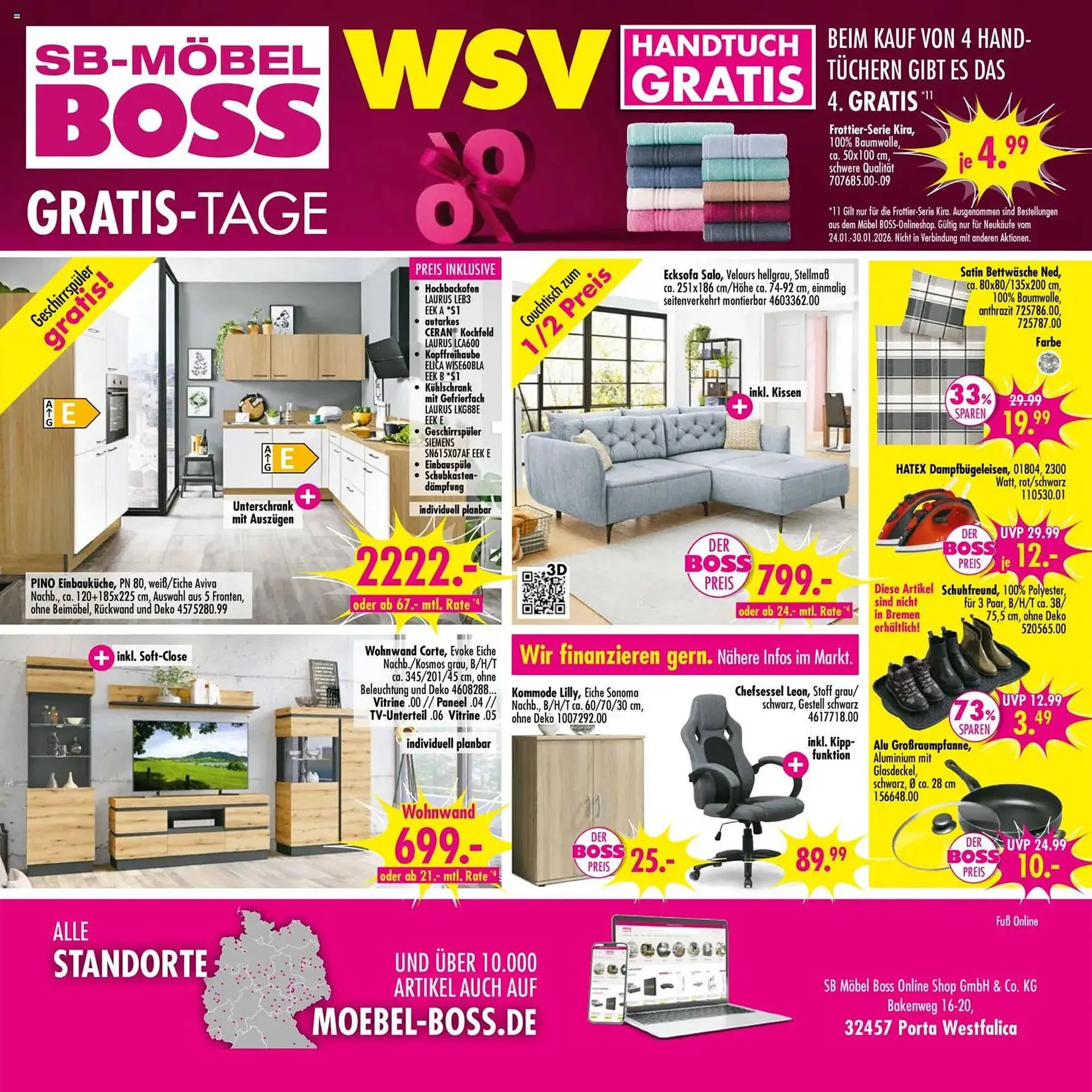 Möbel Boss Prospekt von 24. Januar bis 30. Januar 2026 - Prospekt seite 12