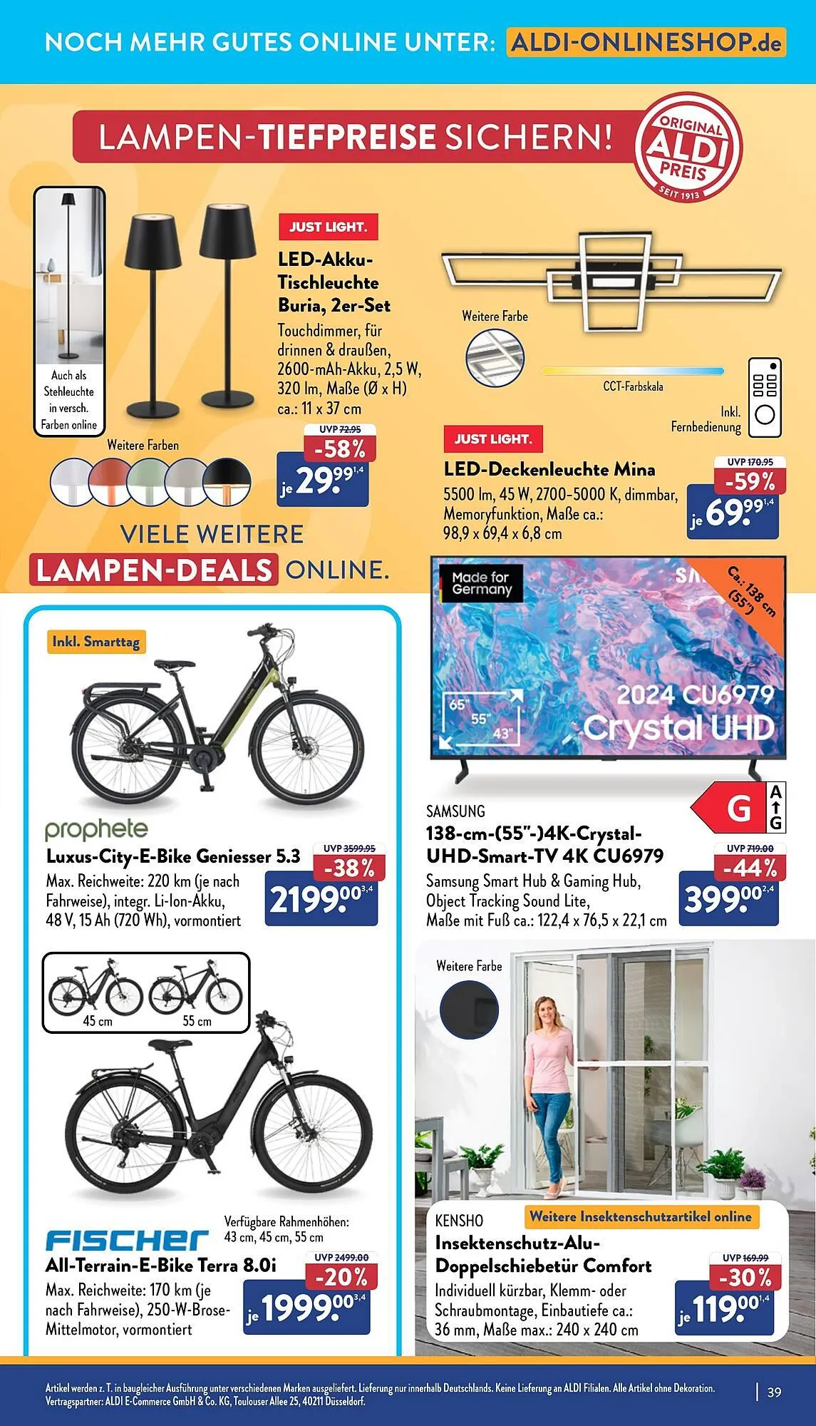 Aldi Nord Prospekt von 7. April bis 12. April 2025 - Prospekt seite 39