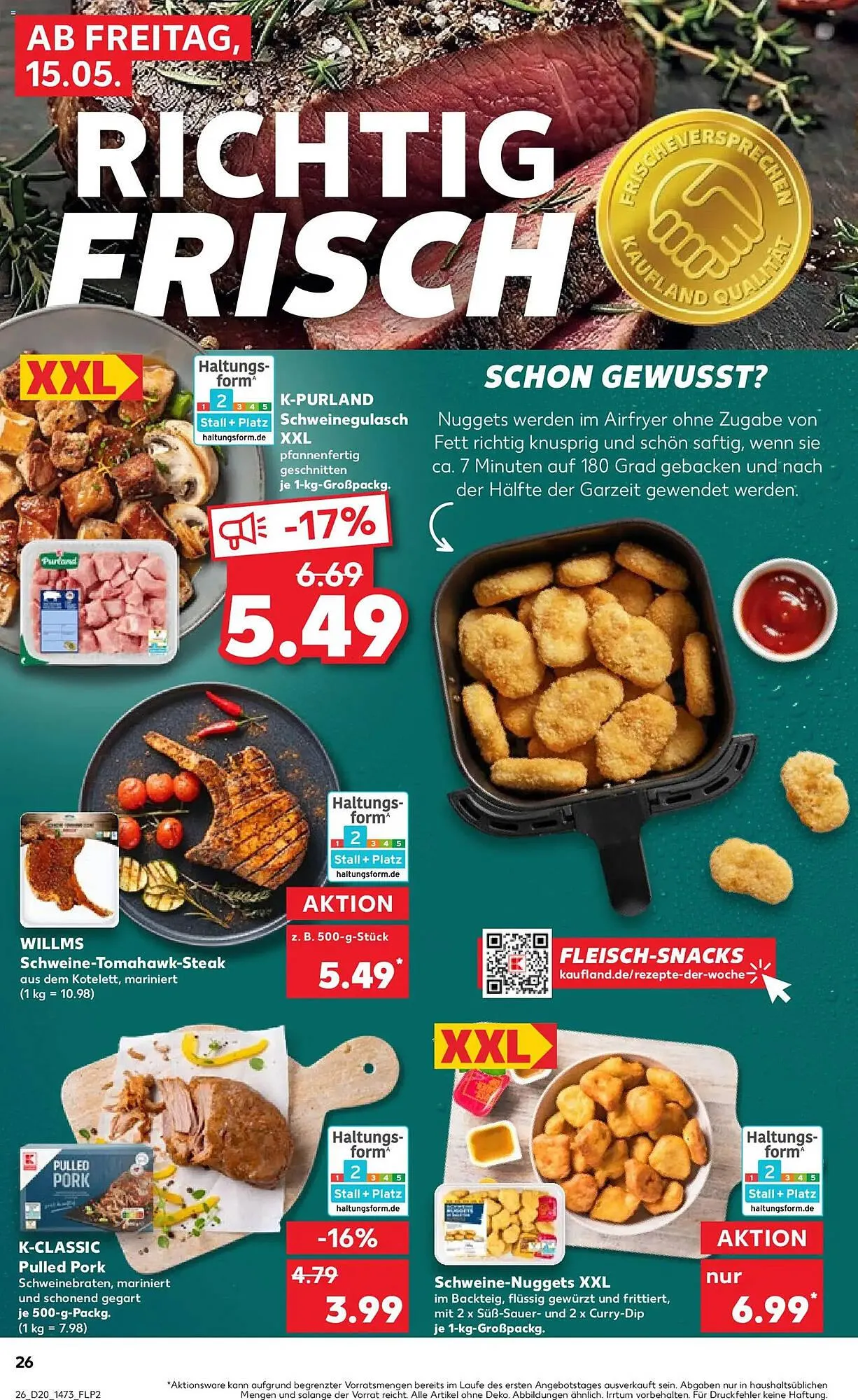 Kaufland Prospekt von 15. Mai bis 20. Mai 2026 - Prospekt seite 26