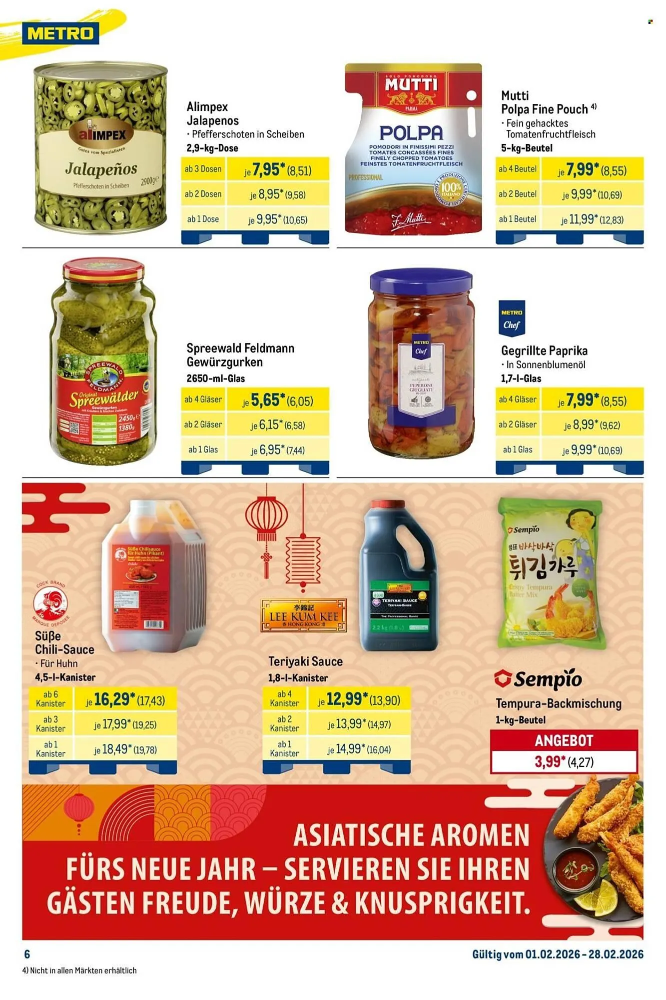 METRO Prospekt von 1. Februar bis 28. Februar 2026 - Prospekt seite 6