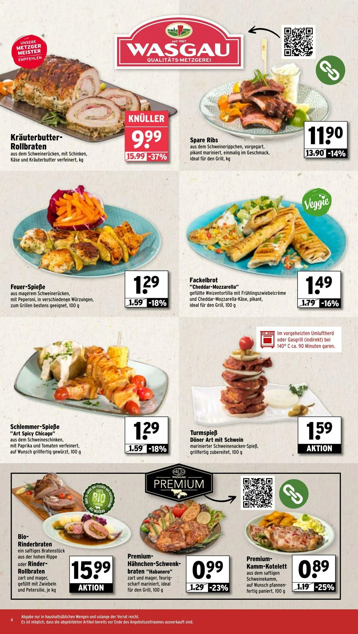 WASGAU Aktueller Prospekt von 15. Juni bis 29. Juni 2025 - Prospekt seite 4