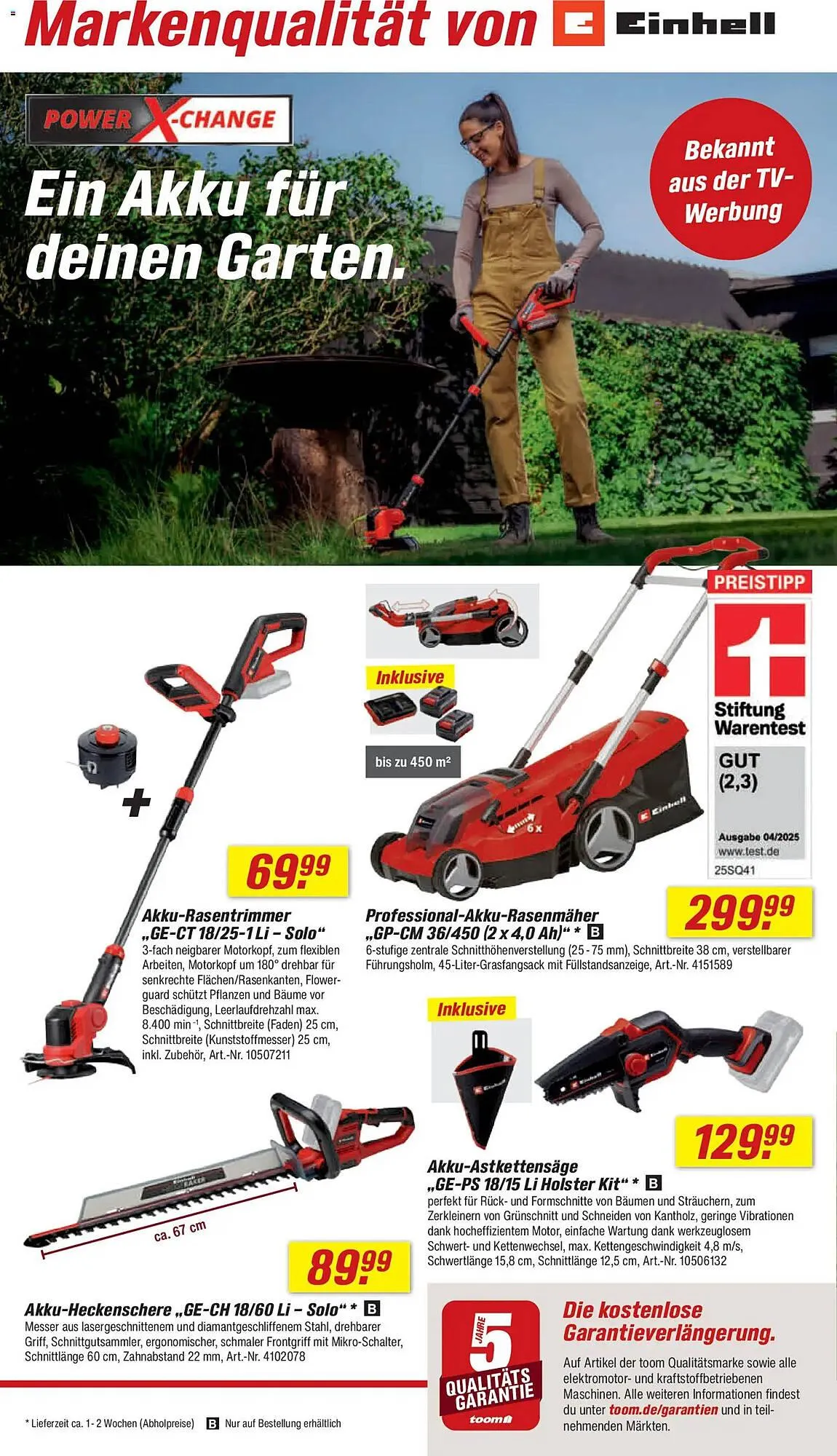 Toom Baumarkt Prospekt von 4. April bis 10. April 2026 - Prospekt seite 12