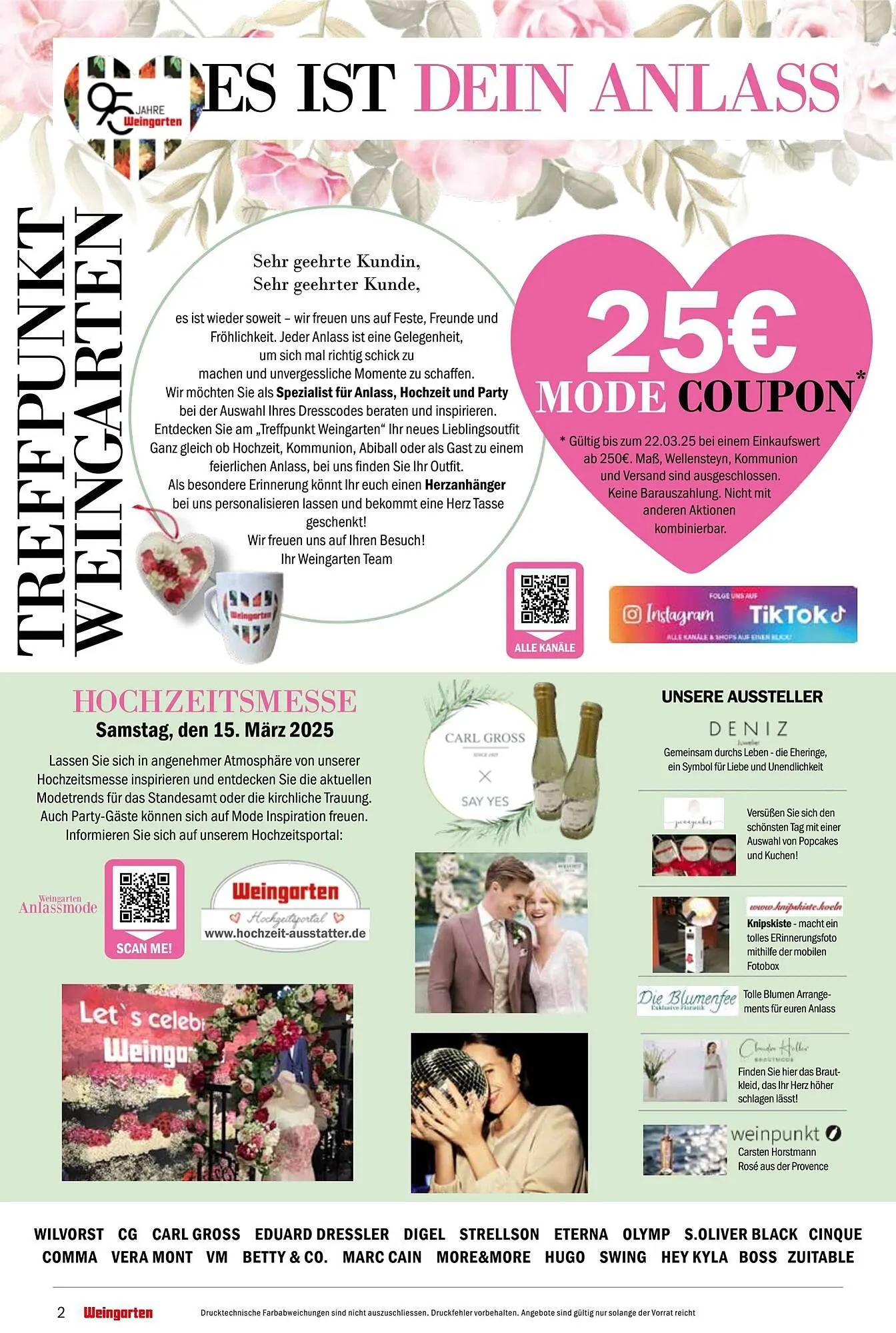 Modehaus Weingarten Prospekt von 12. März bis 31. März 2025 - Prospekt seite 2