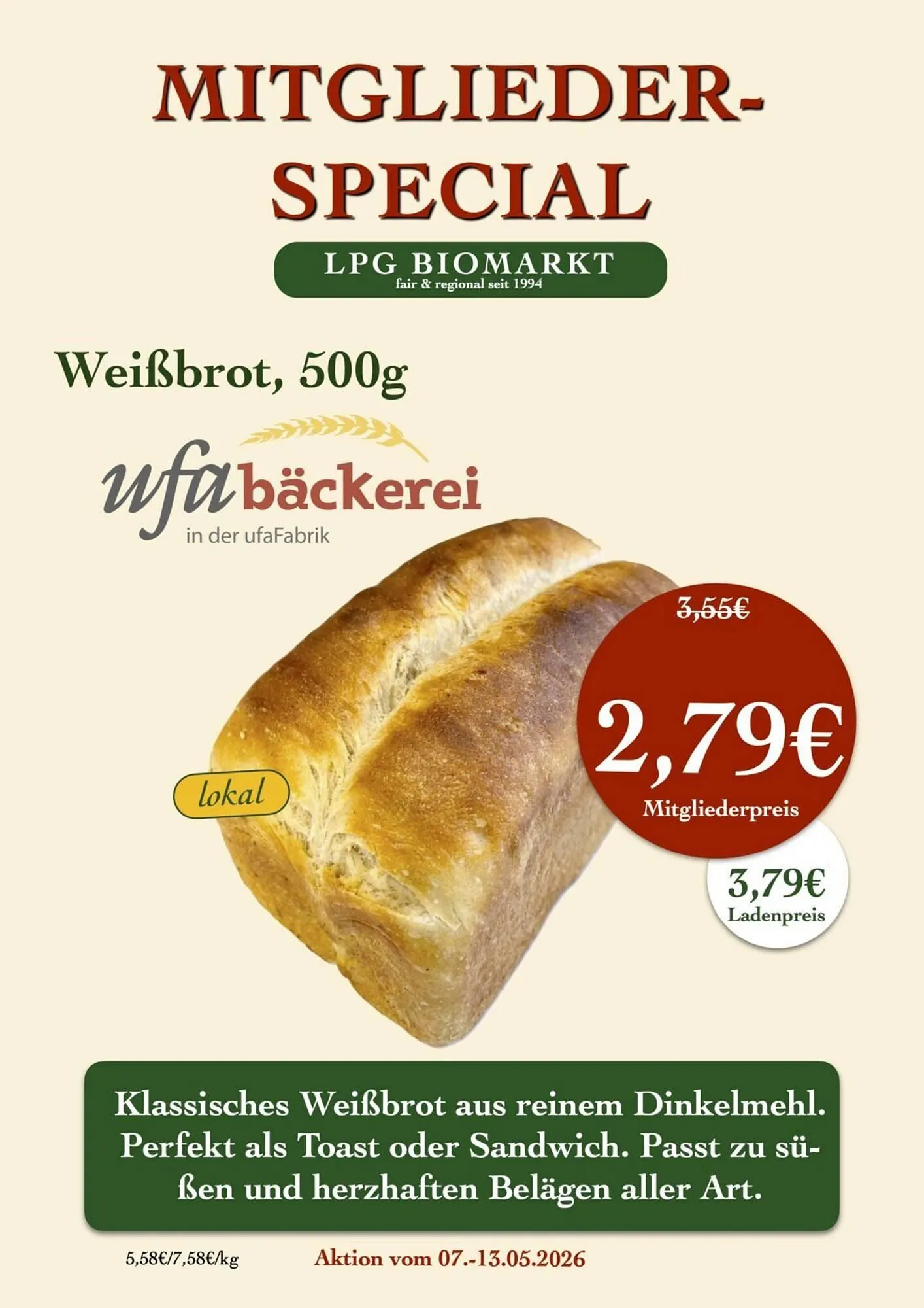 LPG Biomarkt Prospekt von 7. Mai bis 13. Mai 2026 - Prospekt seite 6