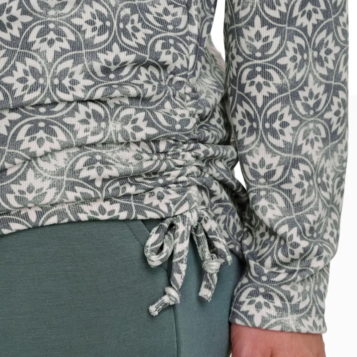 Damen Langarmshirt mit Allover-Muster
