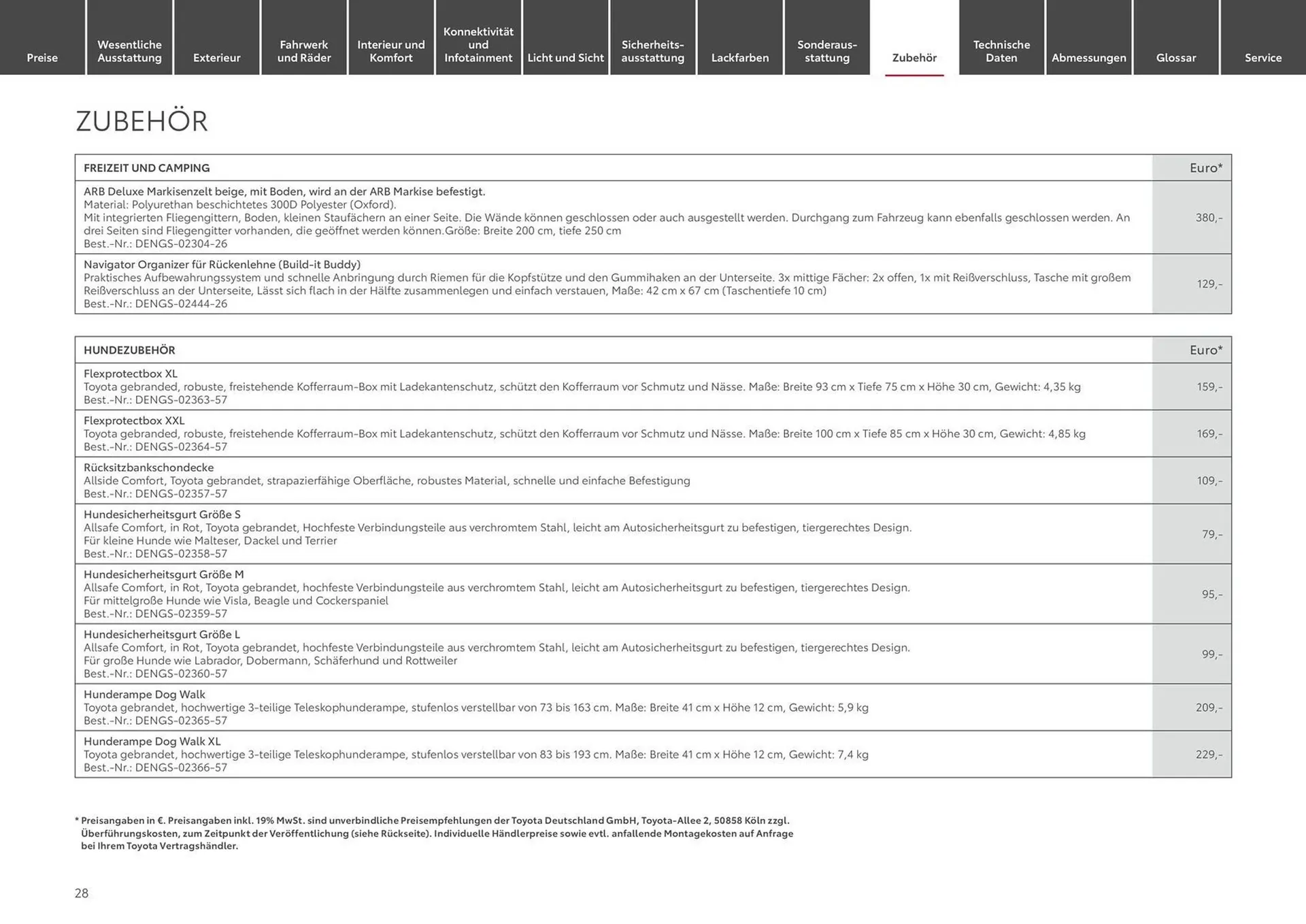 Toyota Prospekt von 1. Mai bis 1. Mai 2025 - Prospekt seite 28