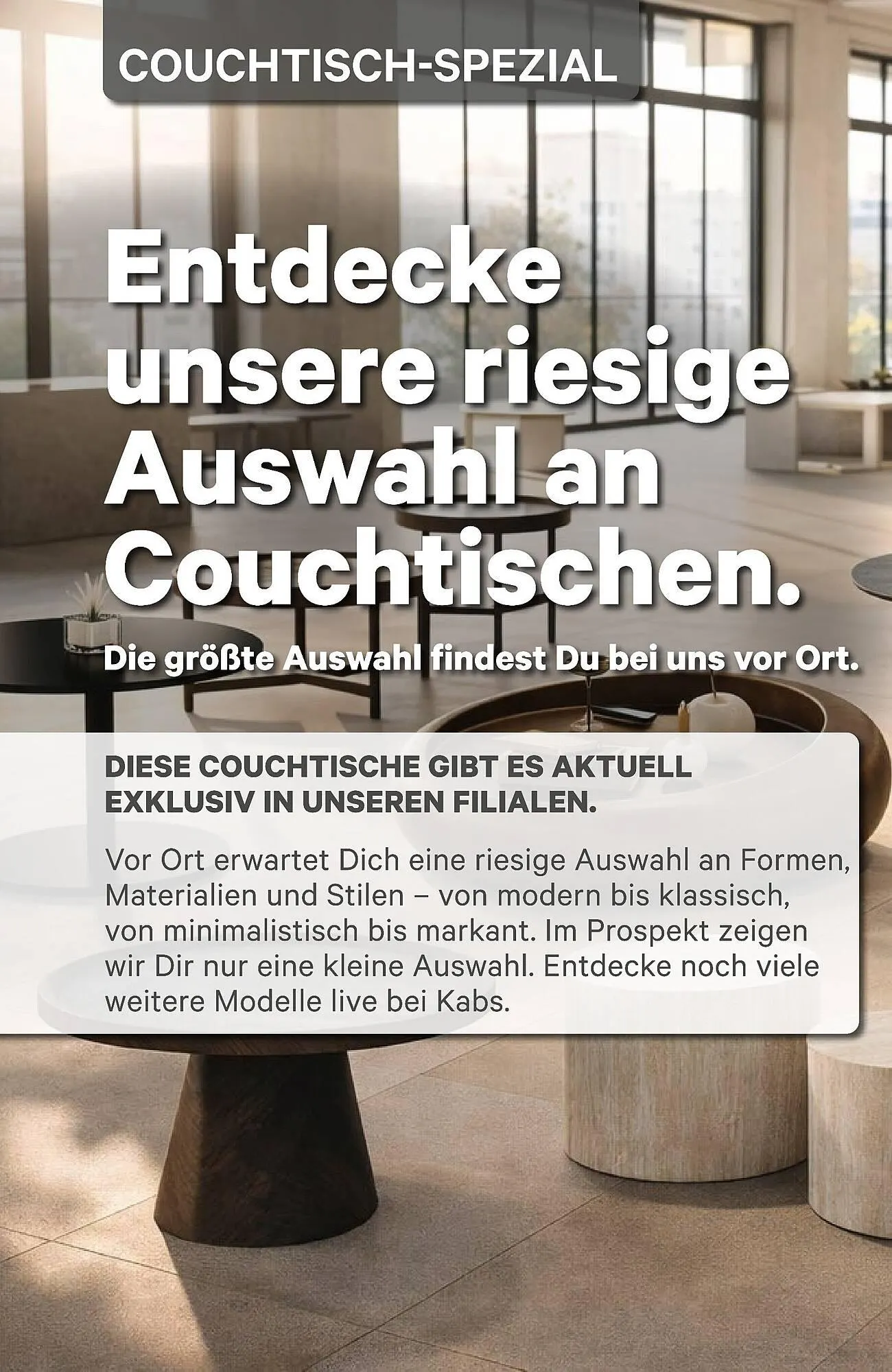 Kabs Polsterwelt Prospekt von 26. März bis 29. April 2026 - Prospekt seite 32