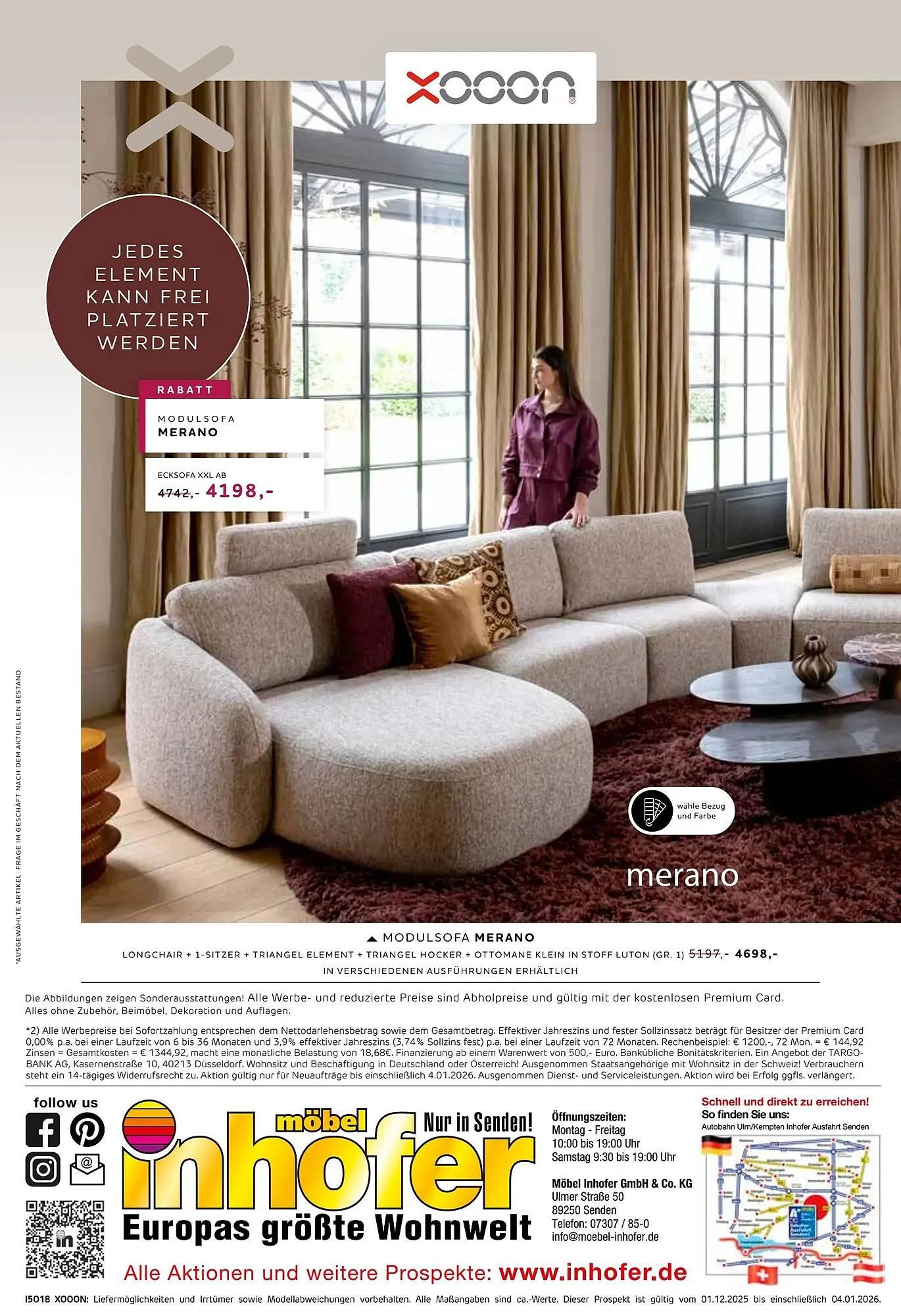 Möbel Inhofer Prospekt von 3. Dezember bis 5. Januar 2026 - Prospekt seite 8