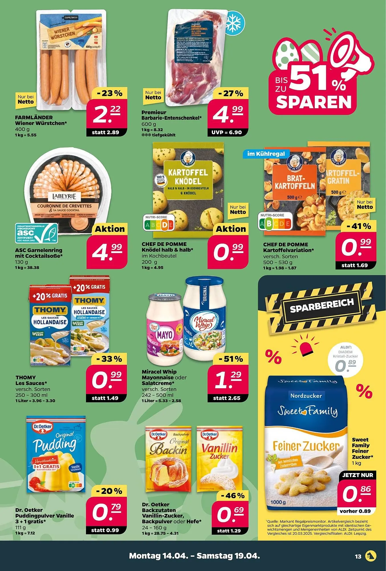 NETTO Prospekt von 14. April bis 19. April 2025 - Prospekt seite 13