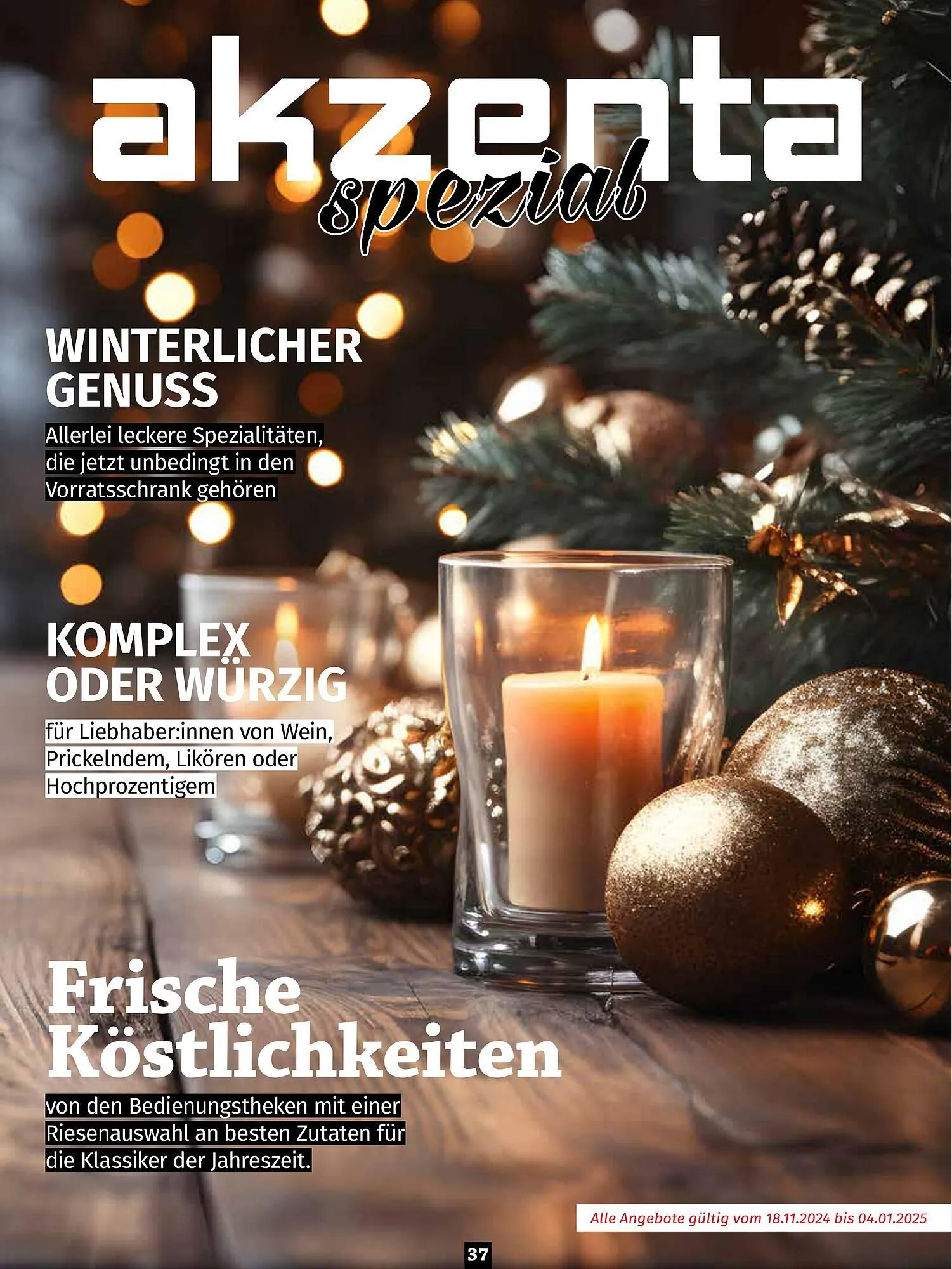 akzenta Prospekt von 1. Dezember bis 31. März 2025 - Prospekt seite 37