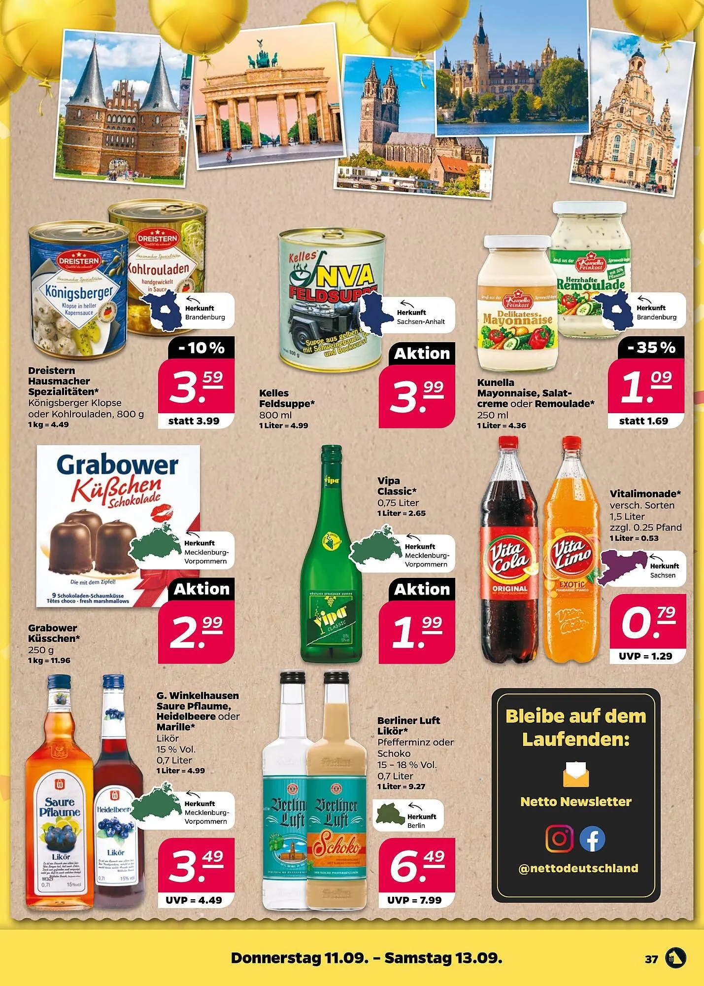NETTO Prospekt von 8. September bis 13. September 2025 - Prospekt seite 37