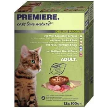 PREMIERE cats love nature Deluxe Ragout Mix 12x100g