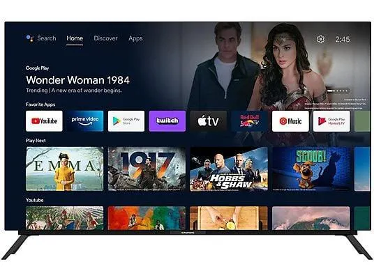 GRUNDIG 65 GOB 9380 OLED TV (65 Zoll / 161 cm, UHD 4K, SMART TV, Ambilight, Android 11)