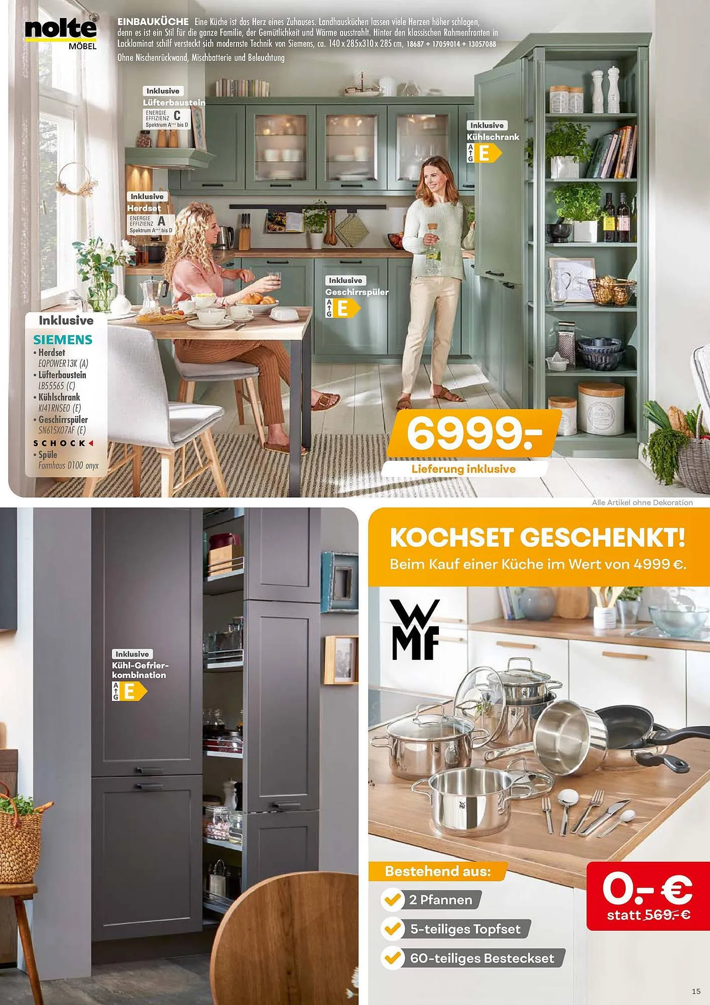 Möbel Kraft Prospekt von 12. August bis 30. September 2025 - Prospekt seite 15