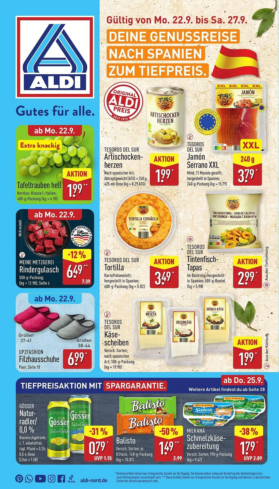 Aldi Nord Prospekt von 22. September bis 27. September 2025 - Prospekt seite 5