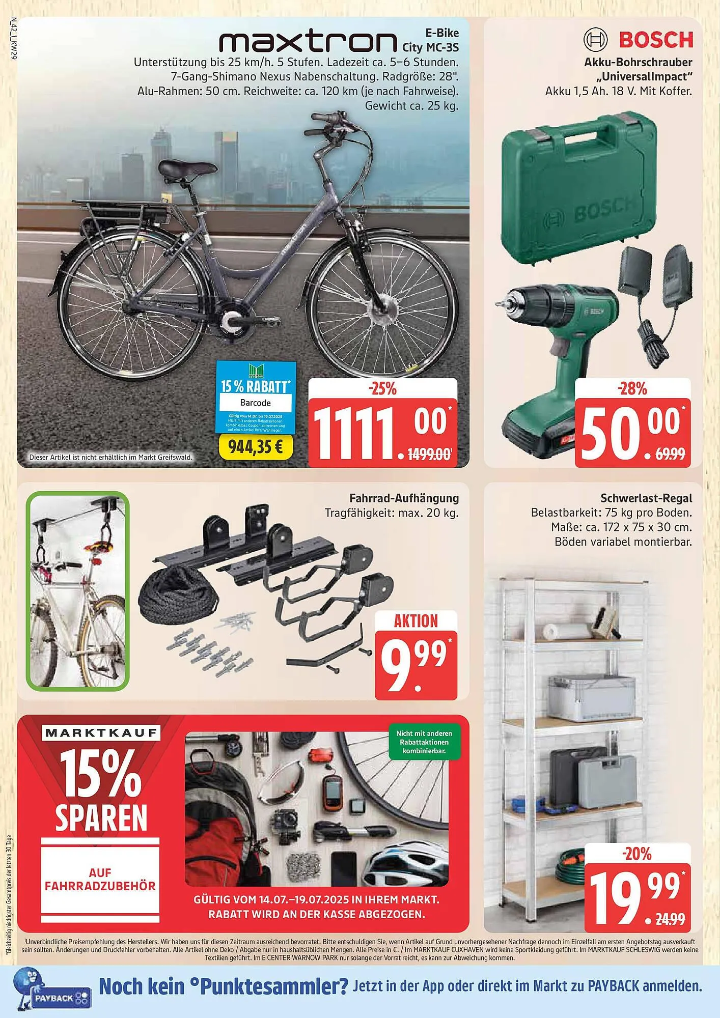 Marktkauf Prospekt von 13. Juli bis 19. Juli 2025 - Prospekt seite 42