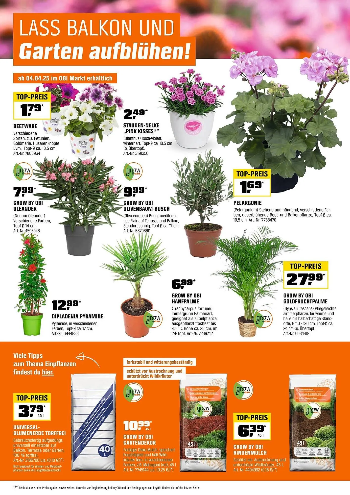 OBI Prospekt von 1. April bis 15. April 2025 - Prospekt seite 8