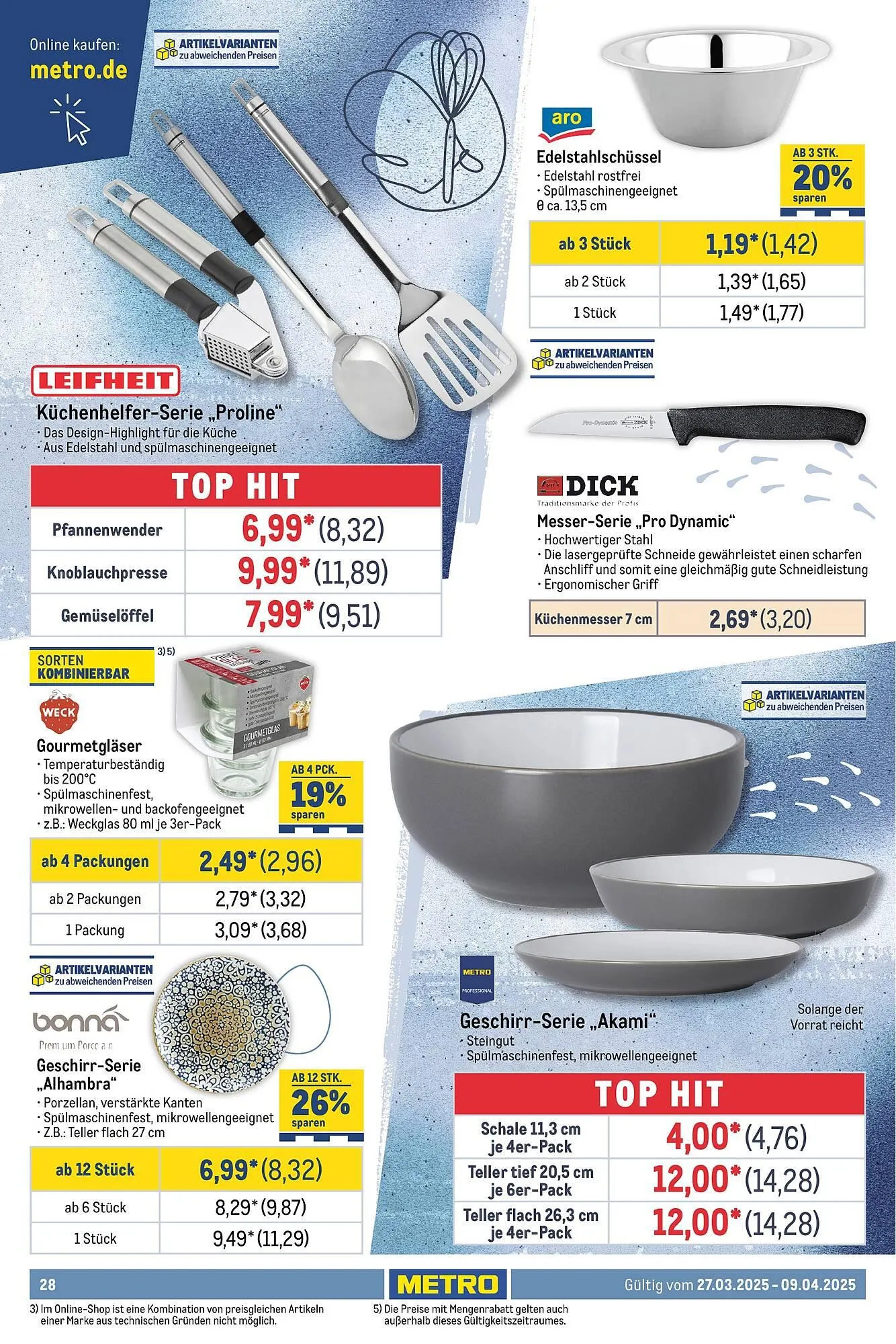 METRO Prospekt von 27. März bis 8. April 2025 - Prospekt seite 28