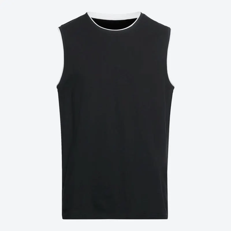 Herren-Muskelshirt in Layer-Optik