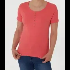 Geripptes T-Shirt Janina, Rundhalsausschnitt