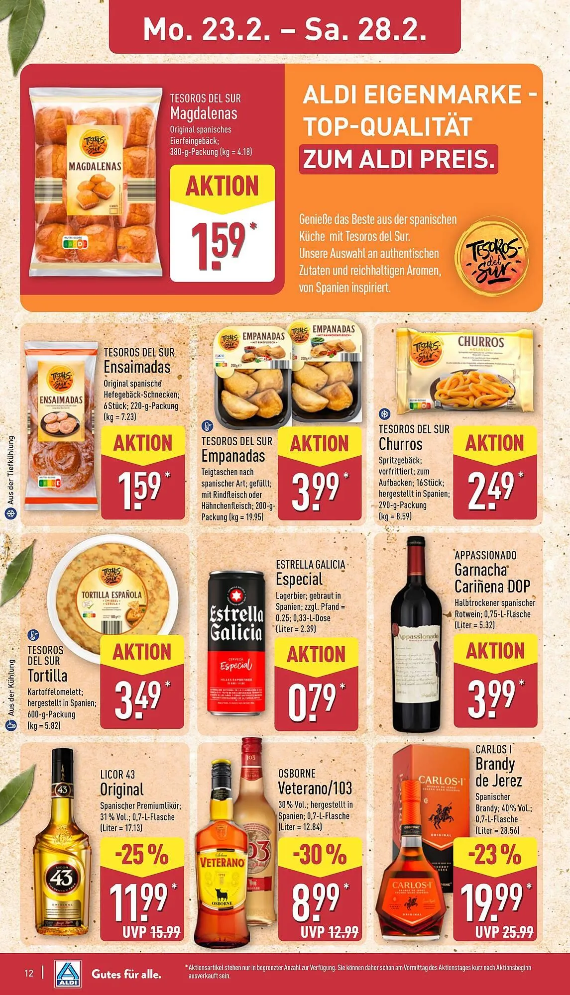 Aldi Nord Prospekt von 23. Februar bis 28. Februar 2026 - Prospekt seite 12