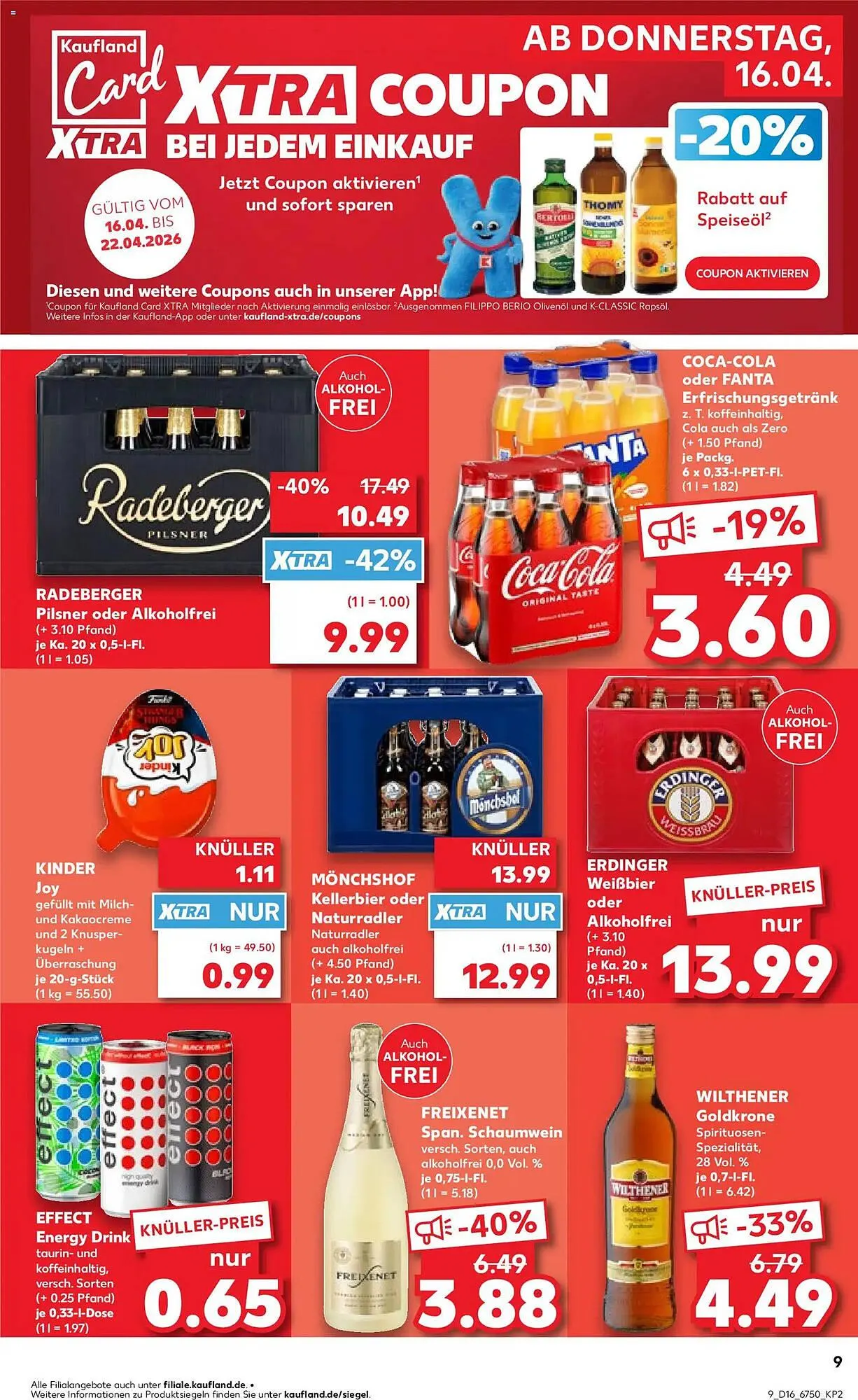 Kaufland Prospekt von 16. April bis 22. April 2026 - Prospekt seite 9