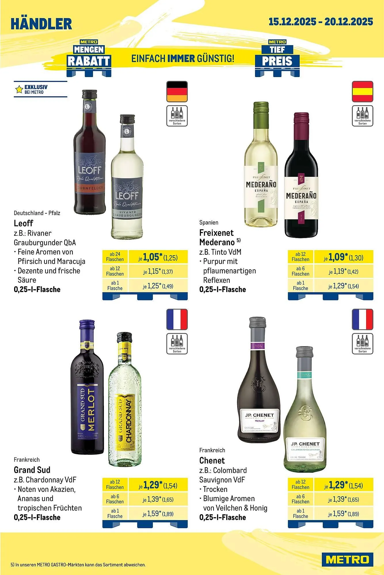 METRO Prospekt von 15. Dezember bis 20. Dezember 2025 - Prospekt seite 8