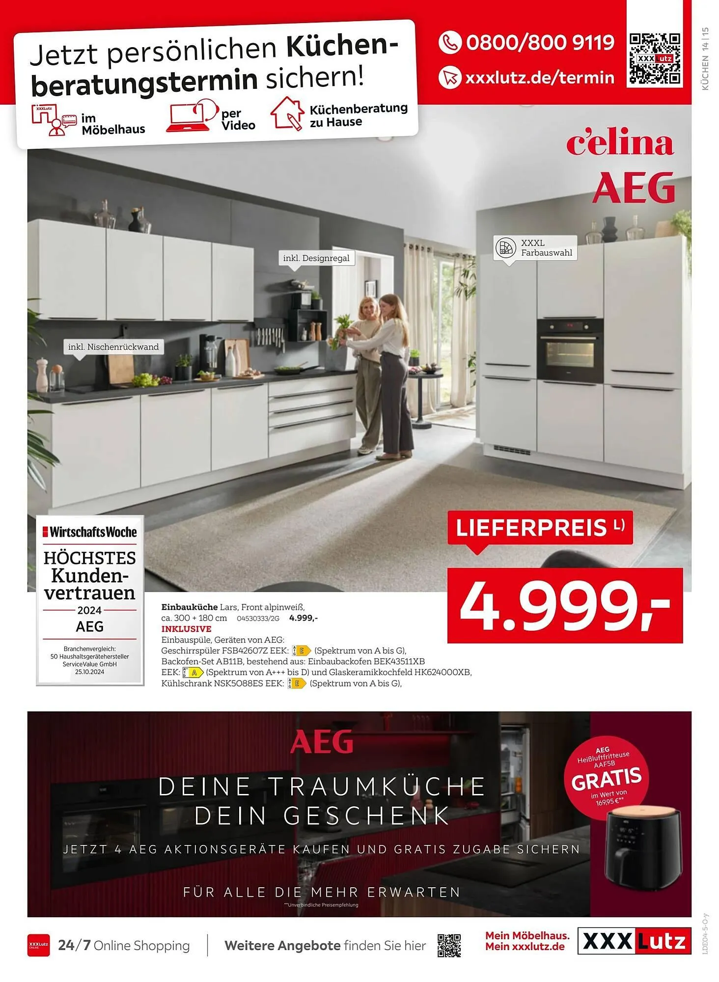 XXXLutz Prospekt von 28. April bis 12. Mai 2025 - Prospekt seite 15