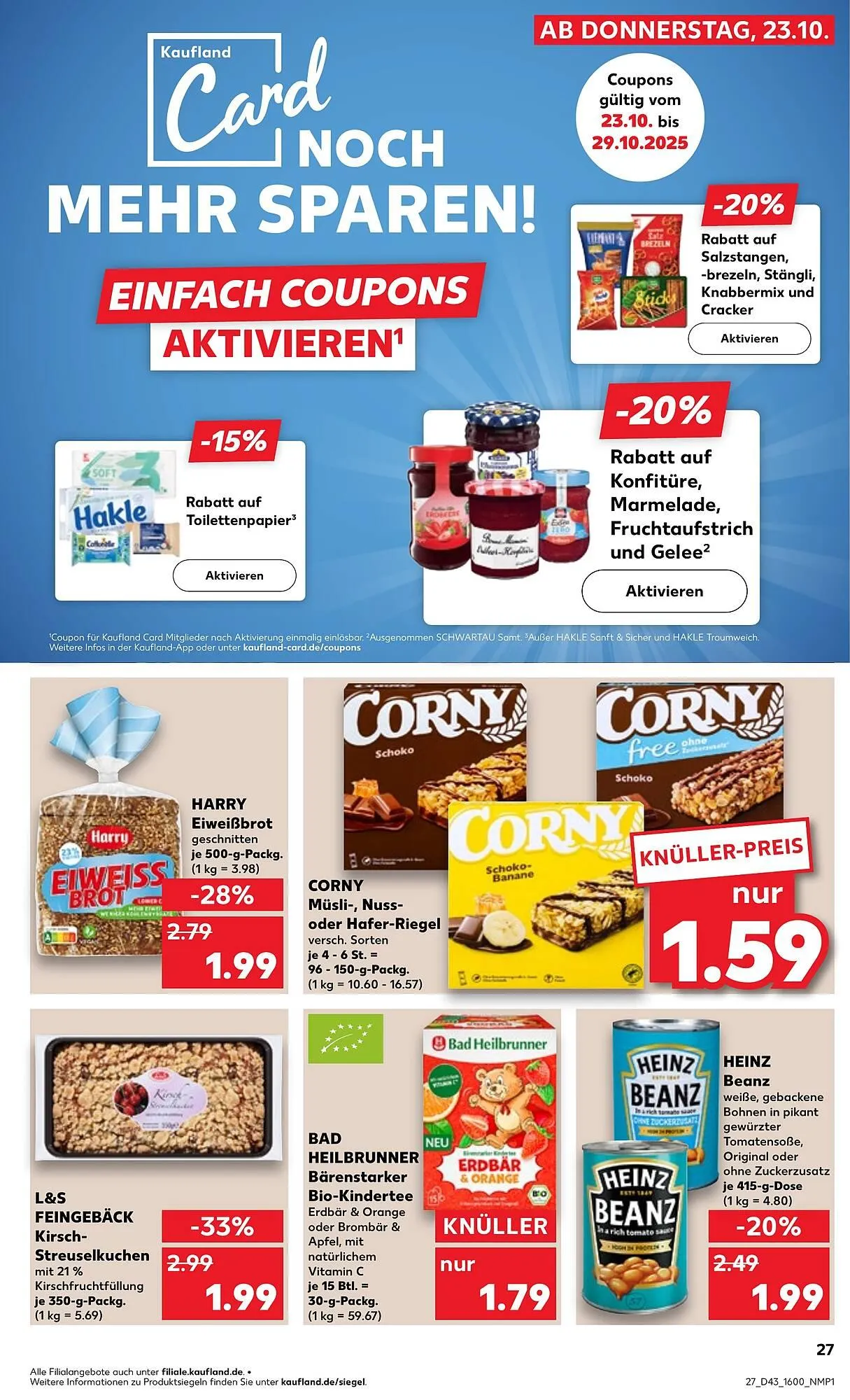 Kaufland Prospekt von 23. Oktober bis 29. Oktober 2025 - Prospekt seite 27